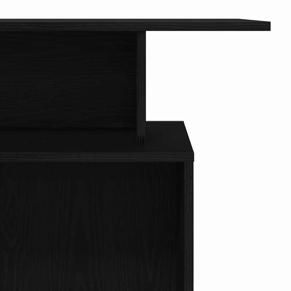VidaXL Mostrador Recepción Negro 100x40x104 cm Madera Ingeniería