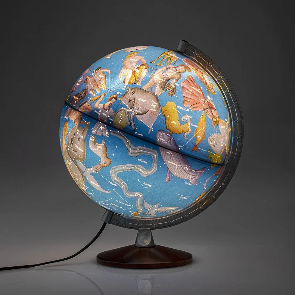 TECNODIDATTICA Nova Rico 0330SPSTLALL1066 Globo, Azul, 30 cm