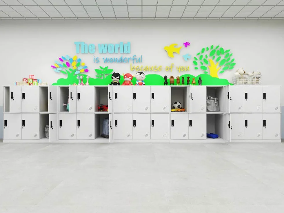 MECOLOR Armarios 4 6 9 Puertas para Empleados Oficina Hogar Supermercados Gimnasios