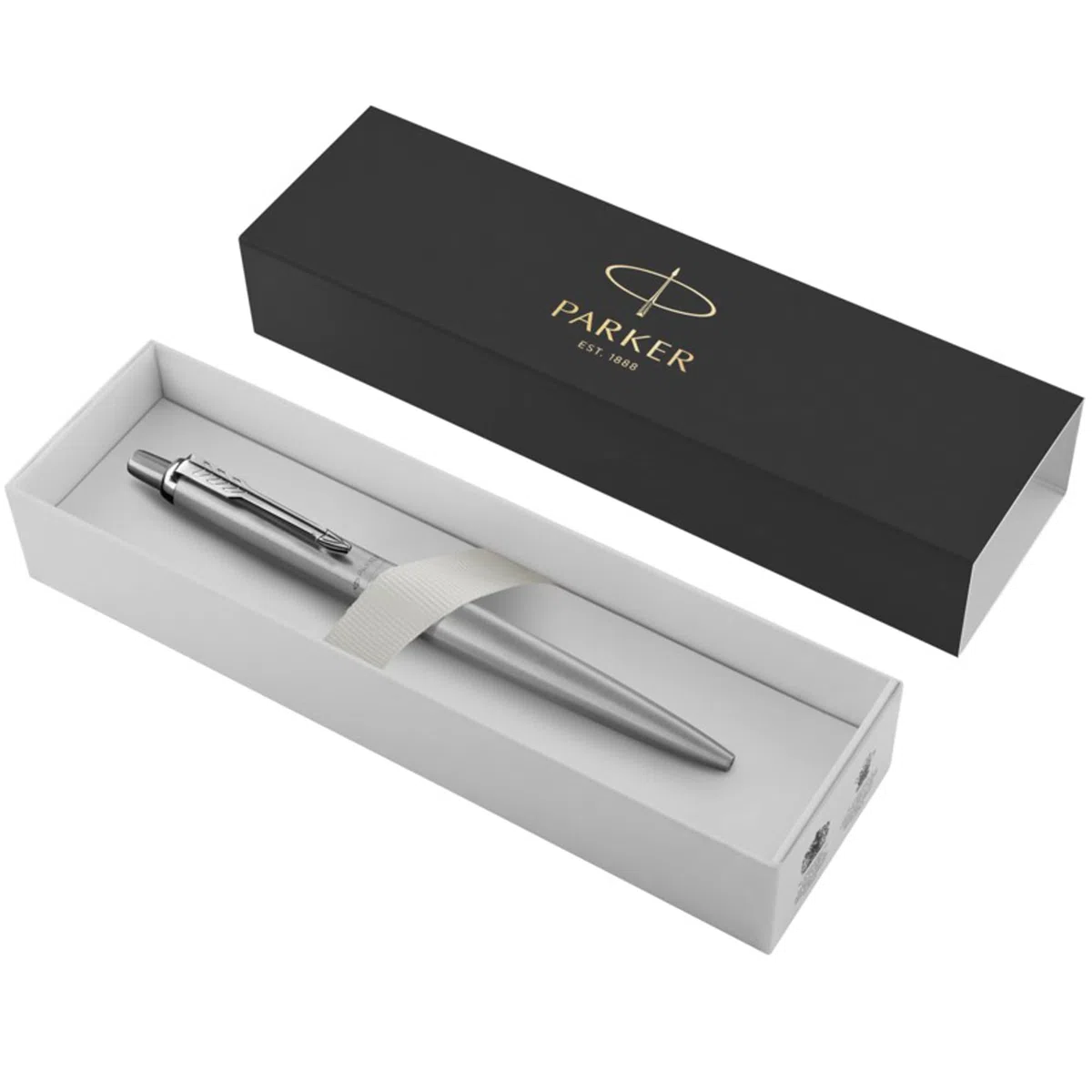 Bolígrafo Parker Jotter XL Monochrome personalizado + caja de regalo | Diseñe un regalo realmente único | Grabado con láser - plata