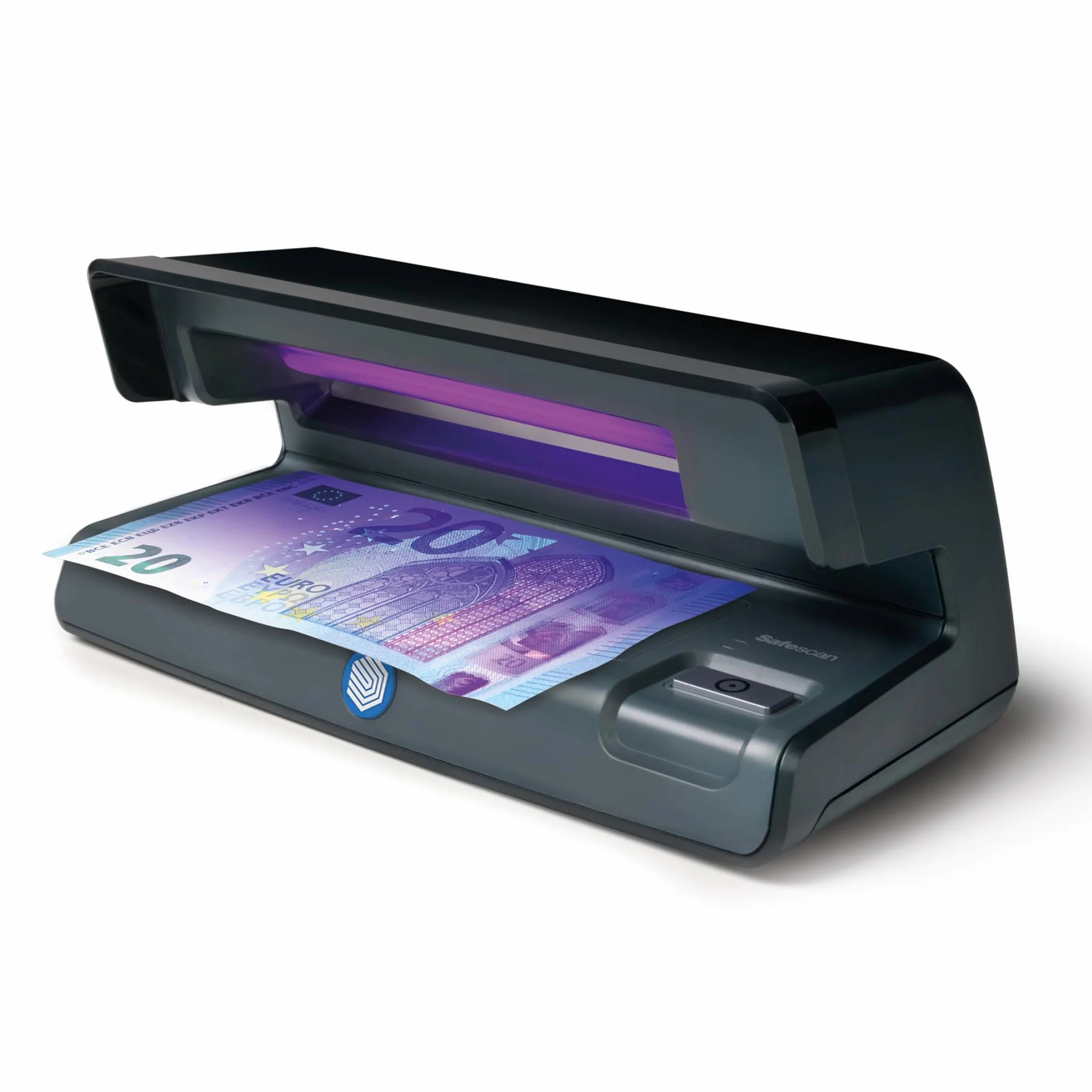 Safescan 50 Negro - Detector UV de billetes falsos, verificación de tarjetas de crédito y documentos de identidad