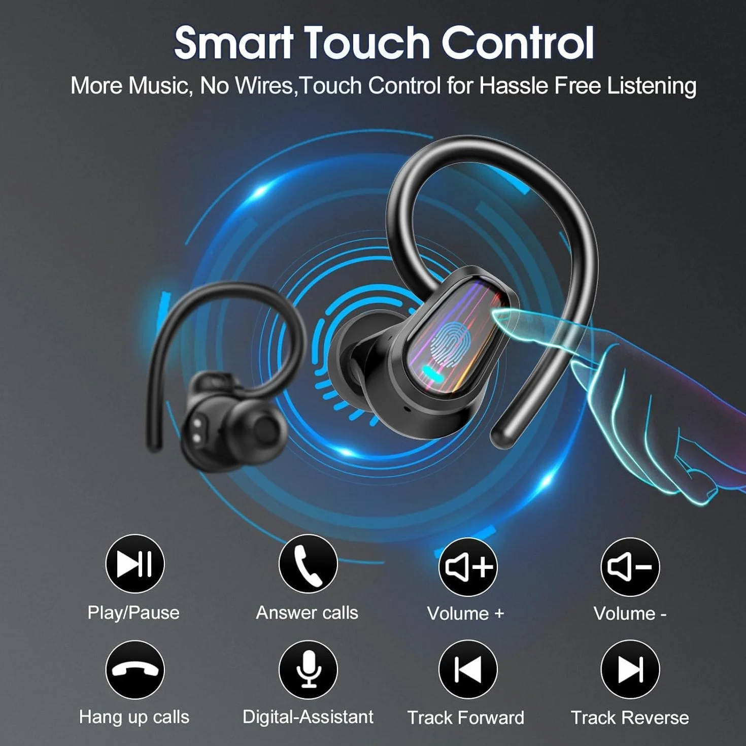 OYIB Auriculares Traductores en Tiempo Real, 3 in 1 AI auriculares Traductor de Idiomas 164 Idiomas con APP, 50H Cascos Inalambricos Bluetooth 5.4 con Control Táctil con luz LED para Viajes, Reuniones