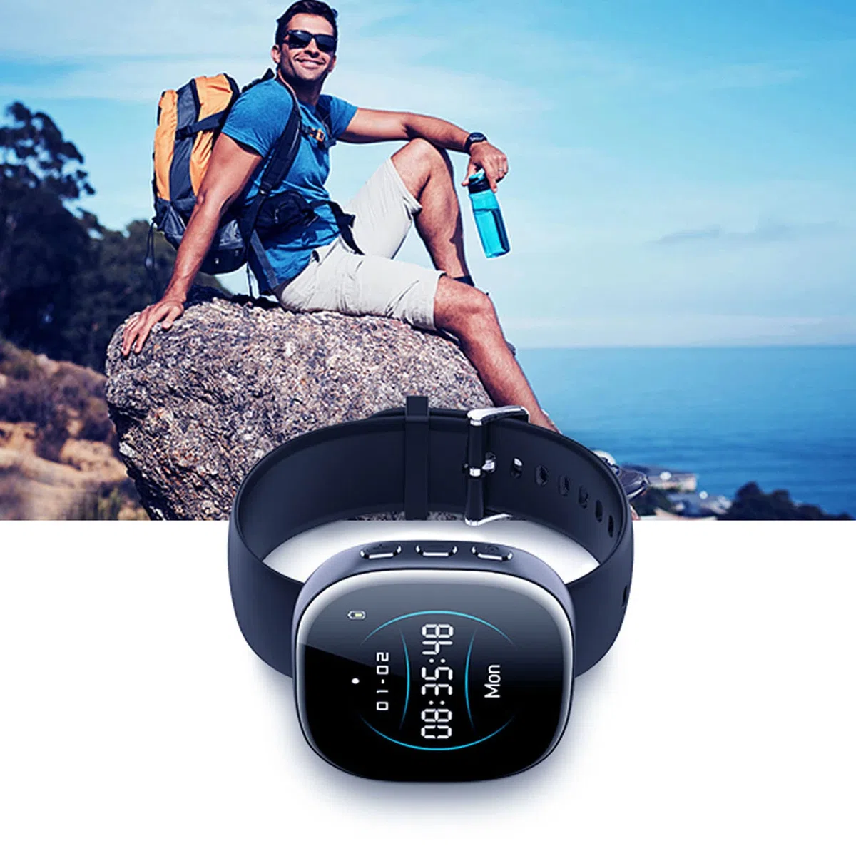 Grabadora de Vídeo Digital, HD 1080P Botón de Grabación Independiente Potente Compatibilidad Grabadora Fácil de Usar Activación de Voz para Ver Reuniones (64G)