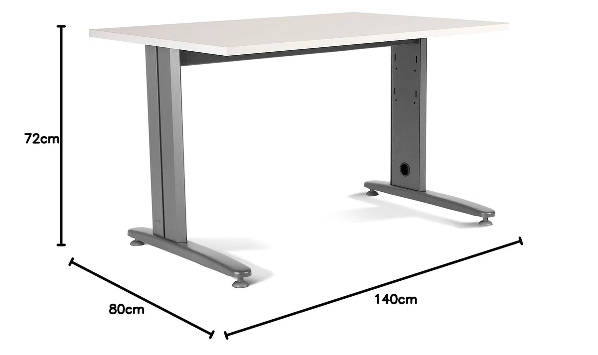Ecotonik 942315 - Roc mesa rect meta al-bl 140x80 2001ac04