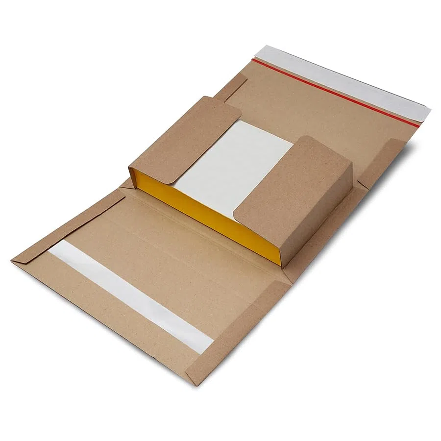 Blasetti Caja para Envío de Libros - Book Box M, embalaje en cartón microondulado color avana, paquete de 20 unidades, ideal para enviar libros en formato B5
