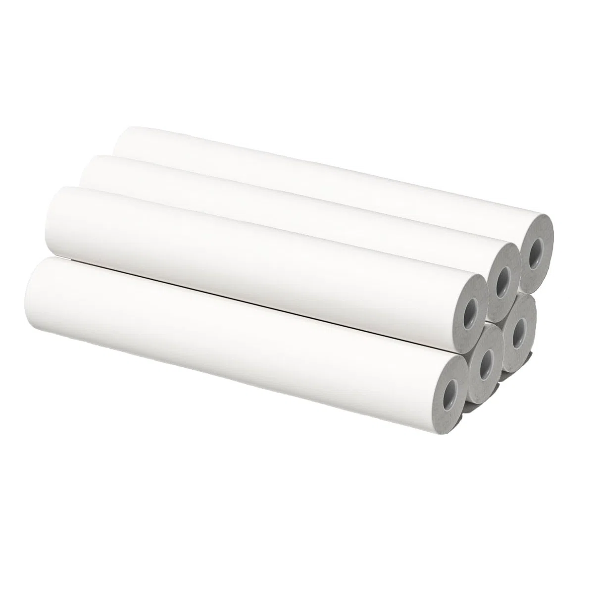 Papel para impresora térmica, 6 rollos de 8.3 pulgadas de ancho, papel de impresión térmica A4 de secado rápido compatible con PeriPage A40, M08F, MT810 para impresora térmica portátil (8.3 x