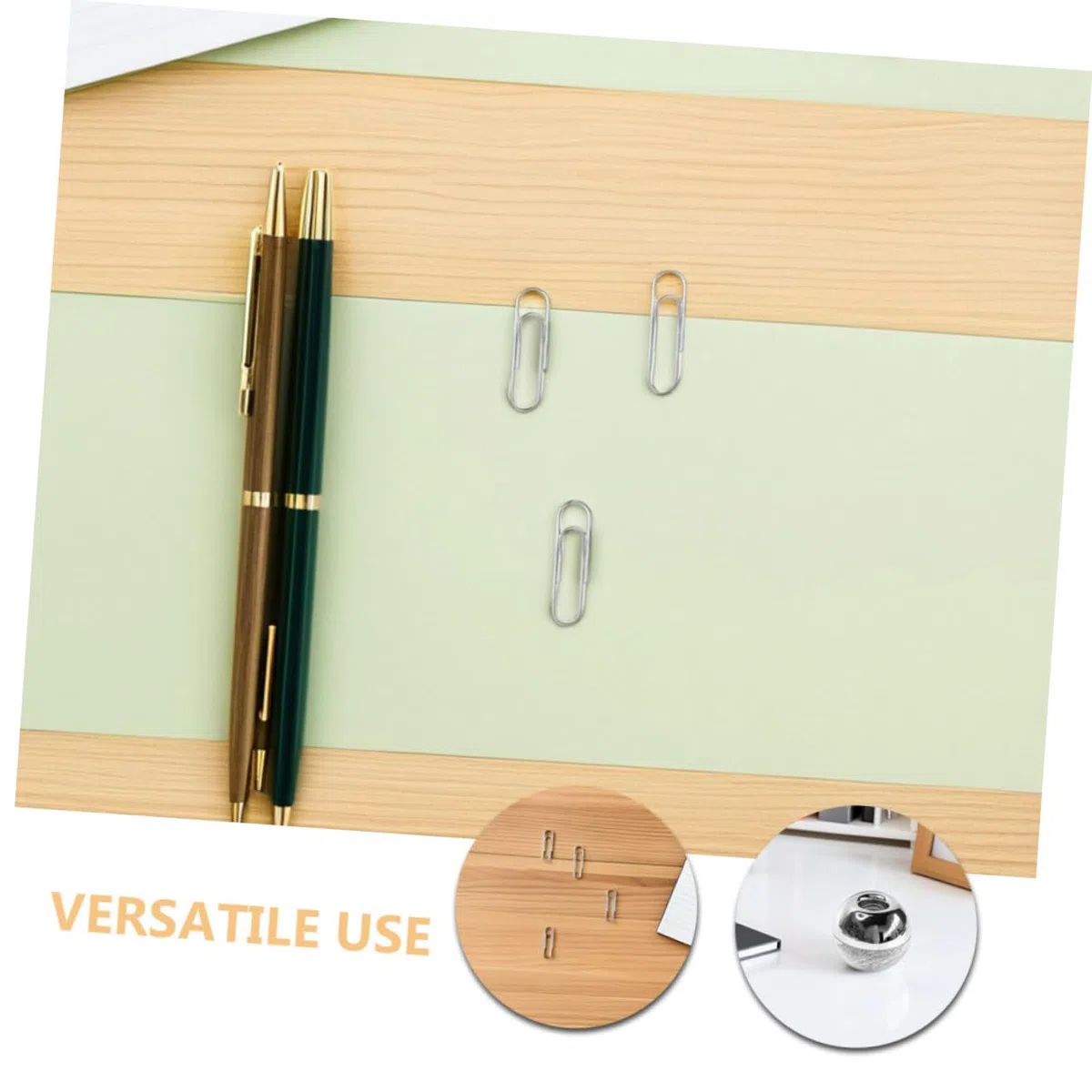 SHINEOFI 2 Clips Metal Multifunción con Caja Magnética Sujetapapeles Decorativos para Oficina y Manualidades Unidades Antideformación para Organización de
