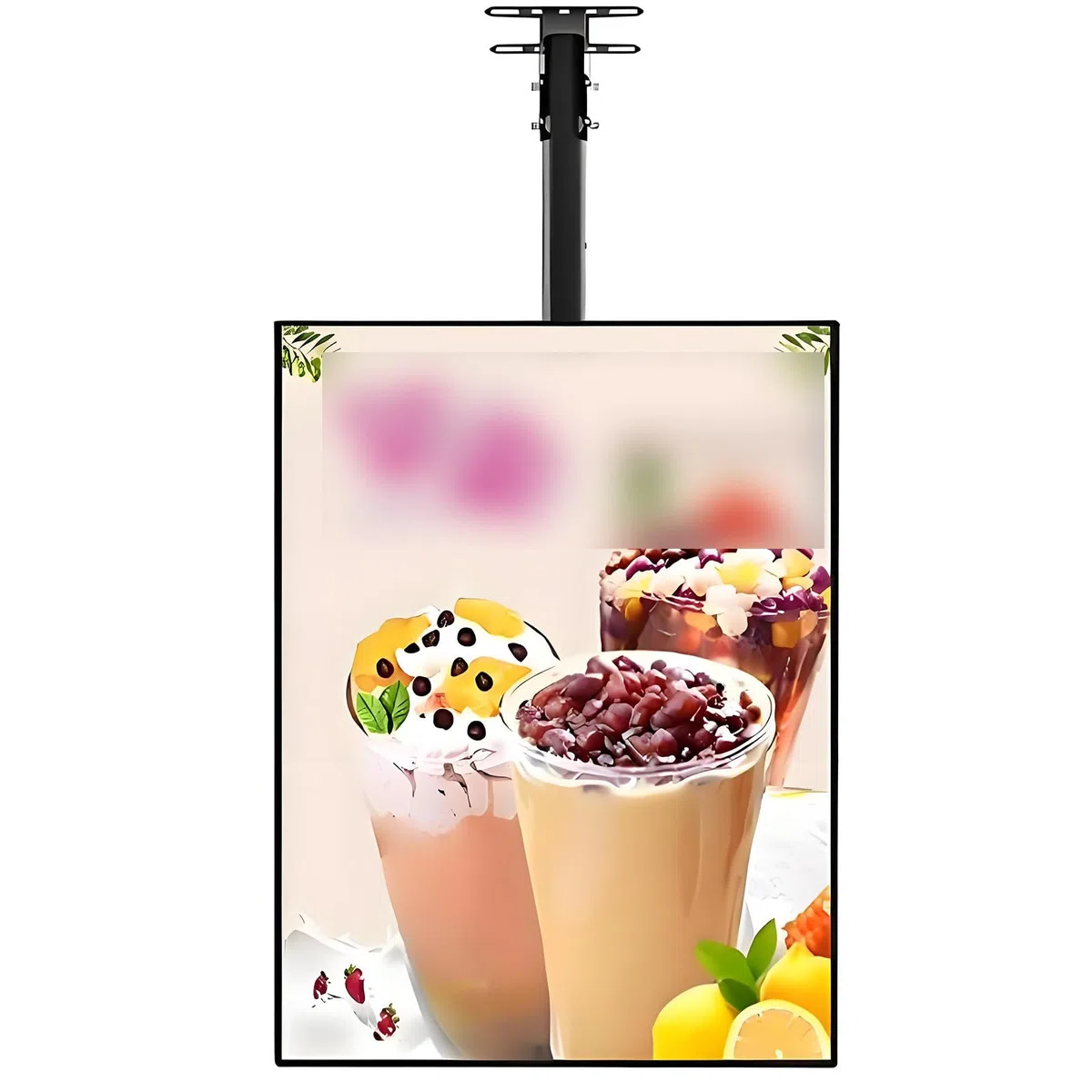 Caja de luz LED retroiluminada para menú, 60 x 90 cm, letrero 3D de ternera para restaurantes, cafeterías, cafeterías, pizarras de menú LED para llamar la atención