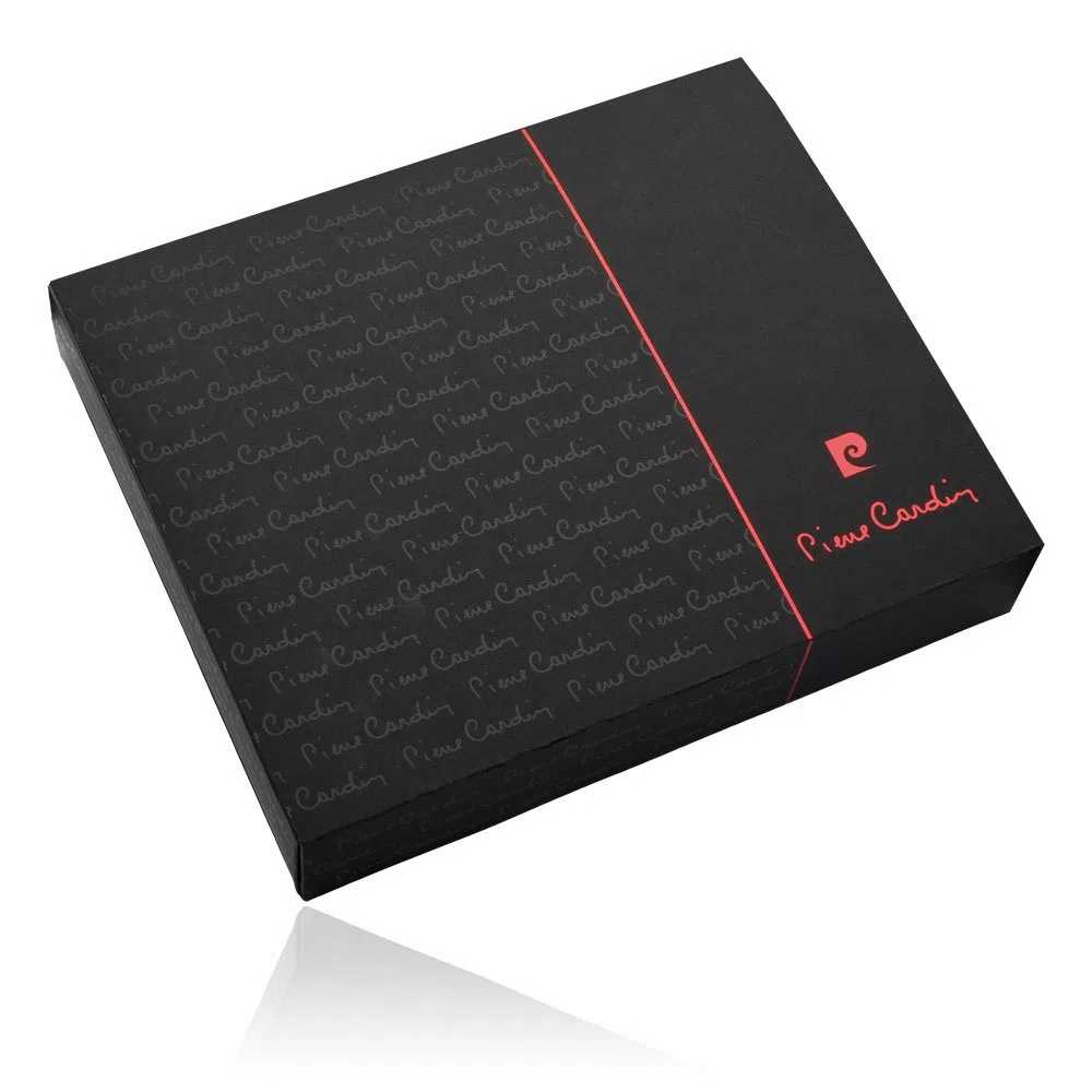 Pierre Cardin Funda de piel auténtica A5 con bloc de escritura, carpeta de documentos y tabletas de hasta 20.3 cm, iPad Pro Small Air Galaxy Tabs, carpeta de negocios de cuero Landes