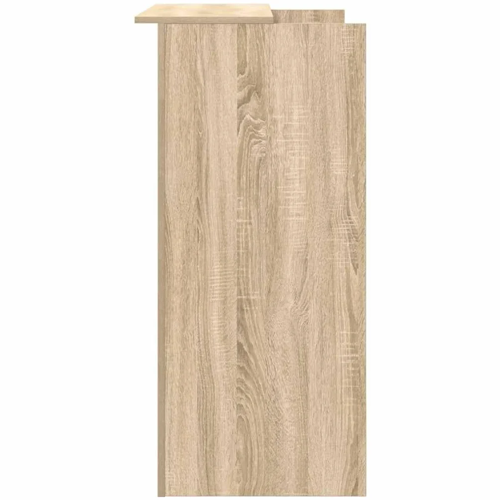 vidaXL Mostrador recepción Roble Sonoma 100x50x103,5 cm Madera ingeniería