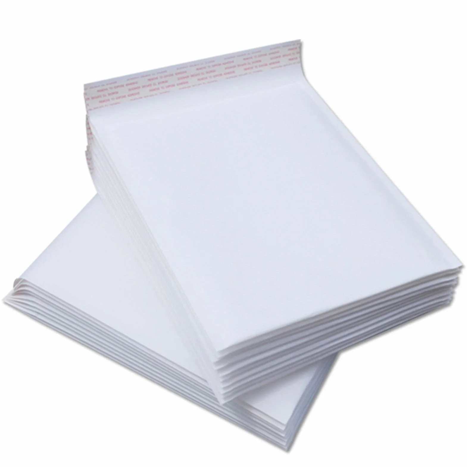 Bolsas Envios Paquetes 100 piezas de bolsas de sobres de burbujas de papel blanco. (Color : 25x30cm)
