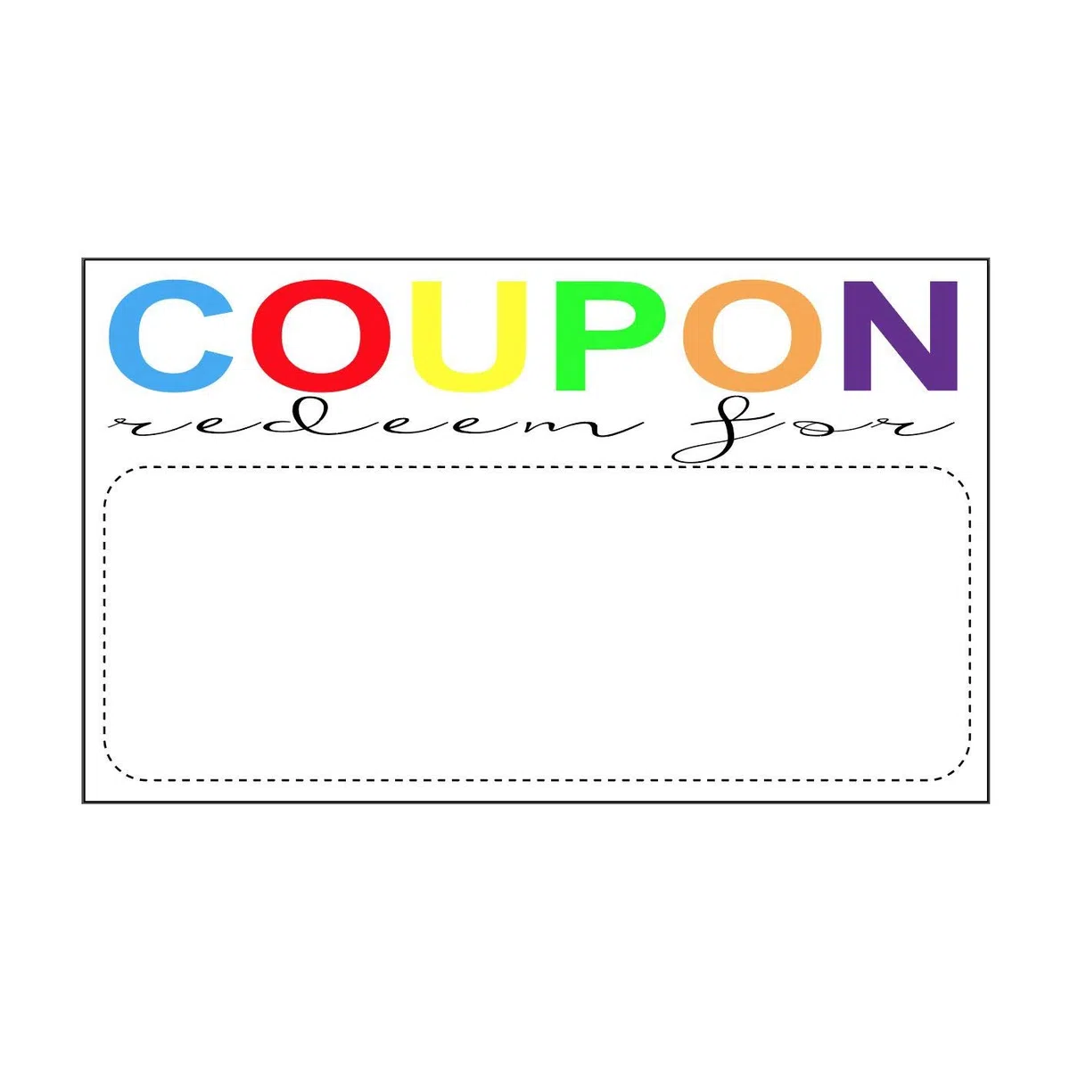 Rxbc2011 - Tarjetas para cupones de negocios en blanco con certificado de regalo, 100 unidades