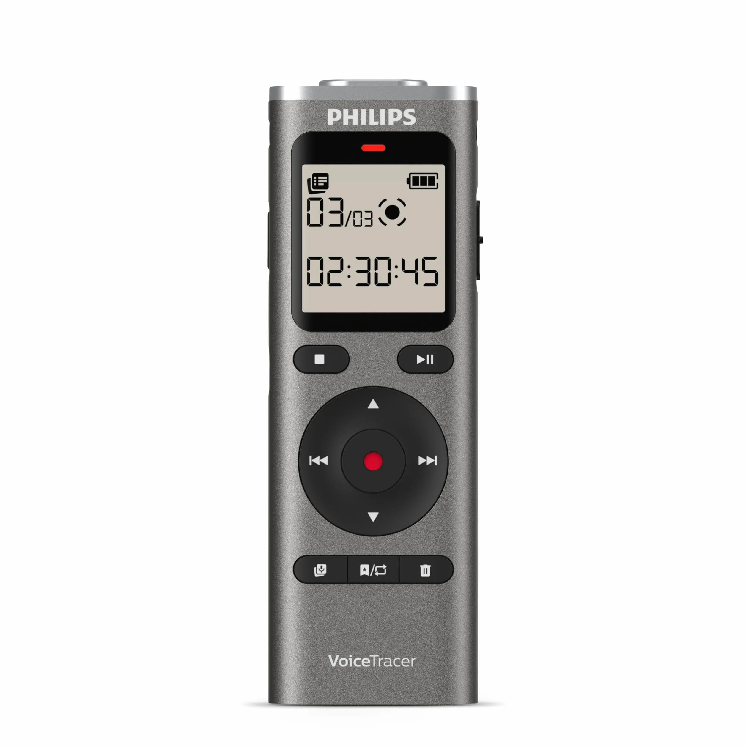 Philips DVT1170 VoiceTracer, grabadora de Audio, 8 GB, Ranura para Tarjeta Micro SD