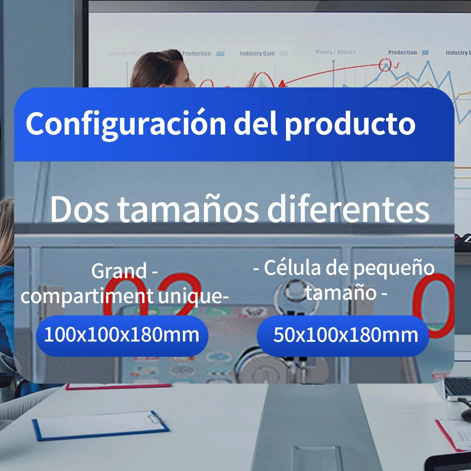 Caja de Almacenamiento para Teléfono Celular, Armario de Pared acrílico Transparente para móviles con Cerradura de Puerta y Llave, Organizador de móviles para Oficina, Escuela, Aula -6 Ranuras