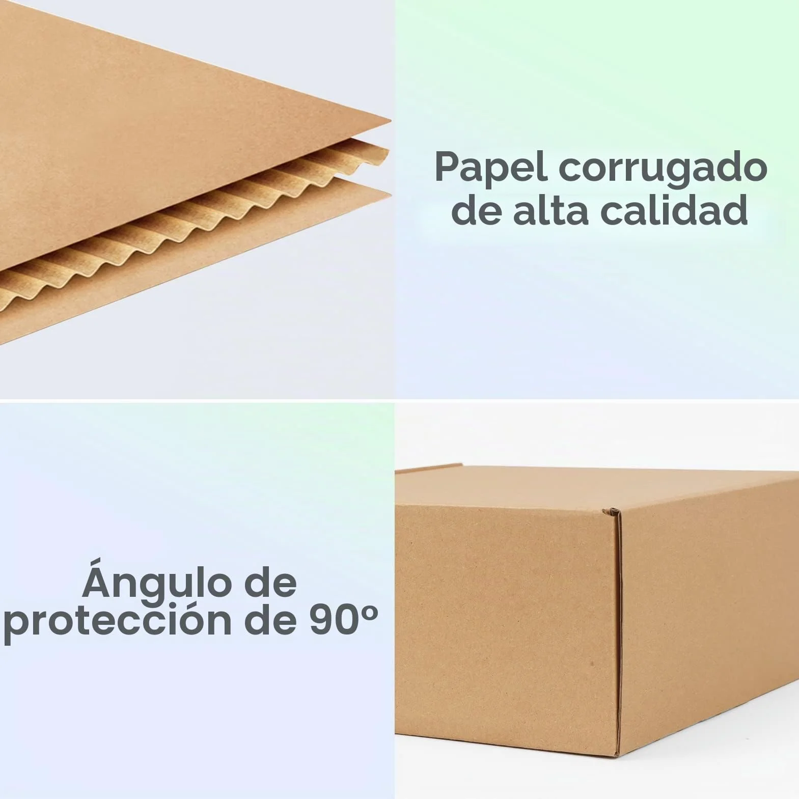 Cajas de Carton con Tapa 21,4 x 14,7 x 4,8cm 25 Pack Kraft Marrón