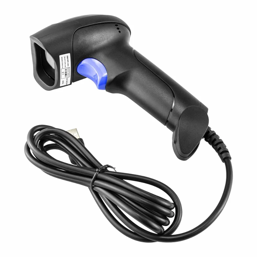 NetumScan - Lector de códigos de Barras 2D - Lector/Imager de códigos de Barras QR portátil (PDF417, QR, Data Matrix) con Cable USB para PC, Mac, portátiles y NSL5