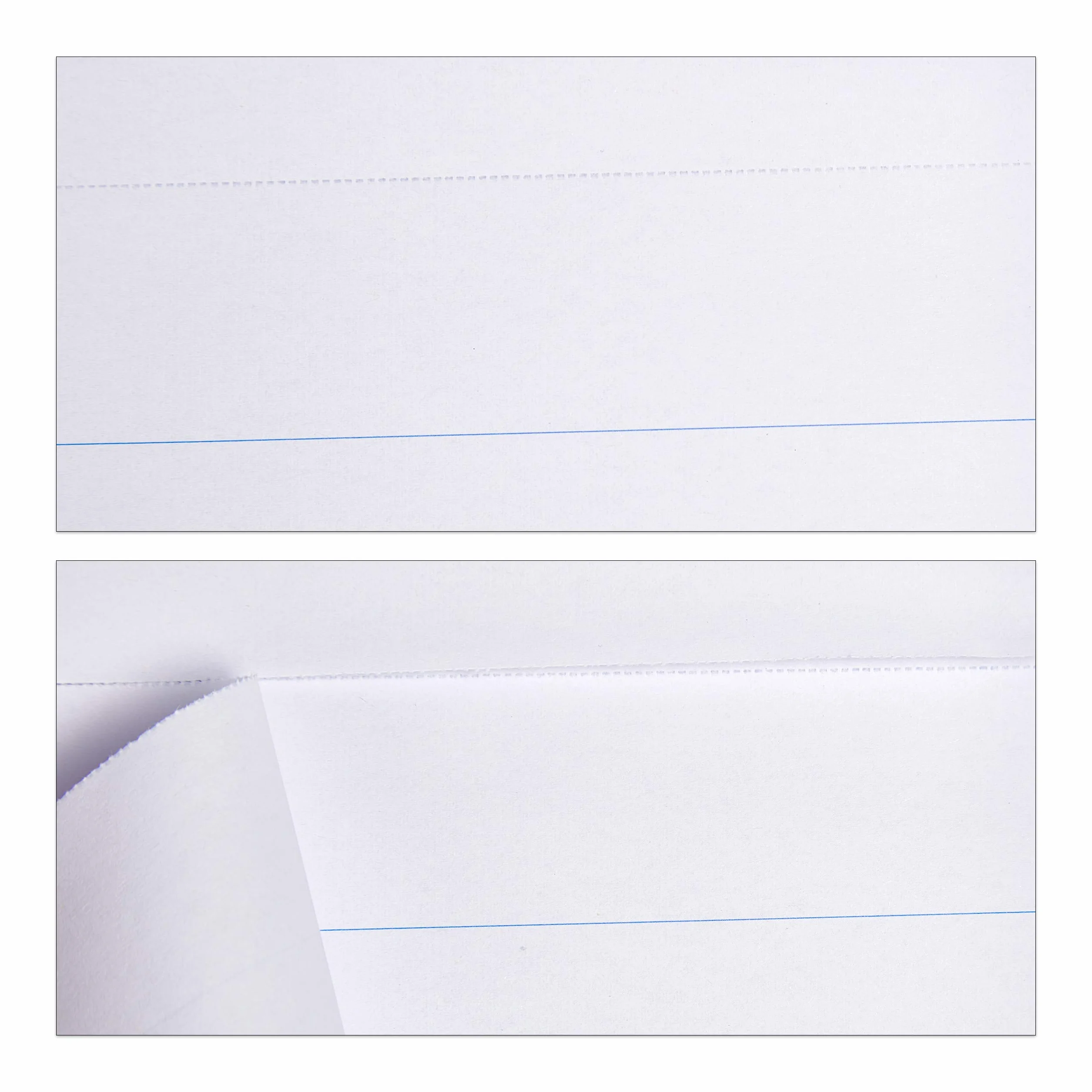 Relaxdays Papel de Rotafolio 50 Hojas Rayas Bloc Pizarra 60 g/m² 57,5 x 81 cm Blanco