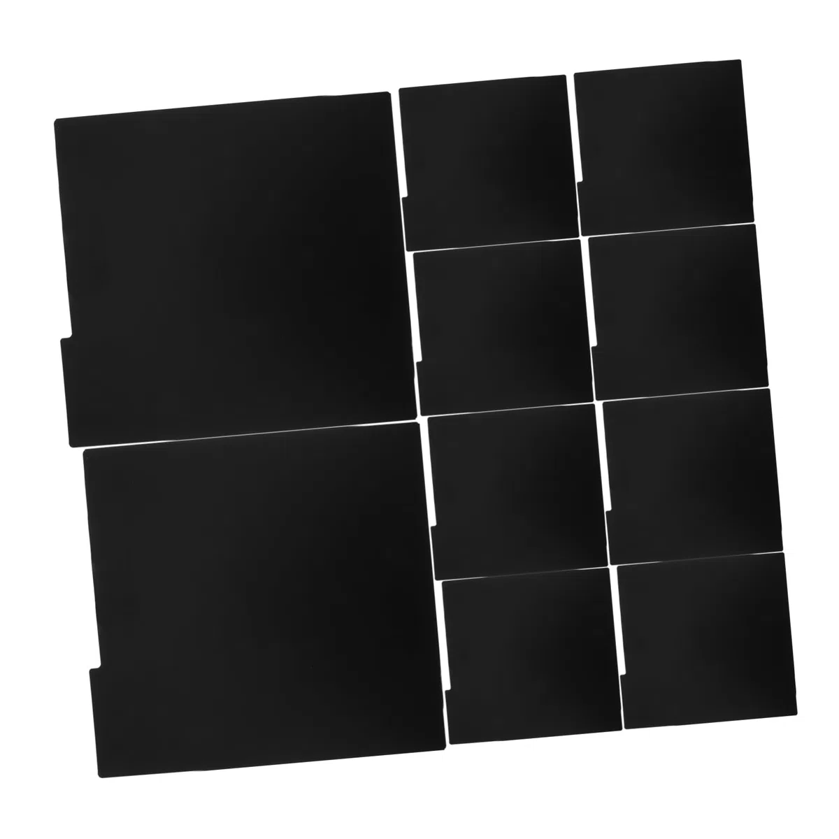 15 Separadores de Vinilos Reutilizables de Plástico PP Diseño Creativo para Álbumes y Discos en Oficinas y Hogares, Organizador Multifuncional