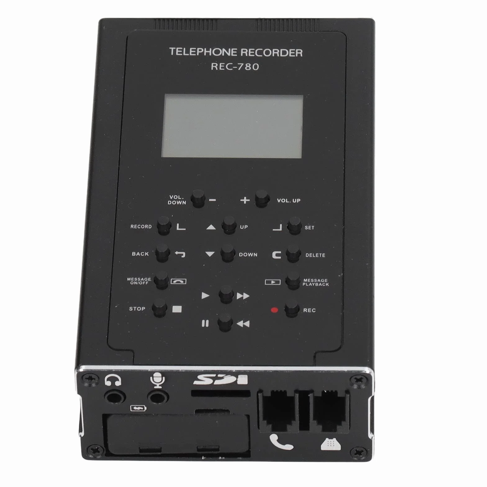Yunseity Grabadora Telefónica, con Almacenamiento Integrado de 32 GB, Mini Dispositivo Automático de Grabación Telefónica, para Líneas Analógicas/IP/Digitales