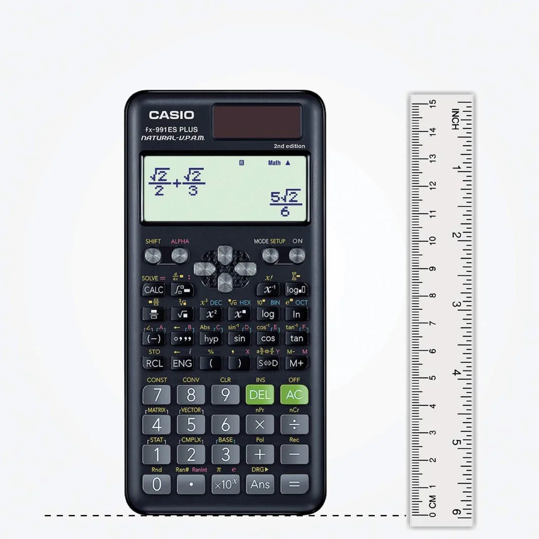 Casio Fx-991Es Plus-2ª Edición Calculadora Técnica y Científica Fx-991Es Plus 2ª Edición