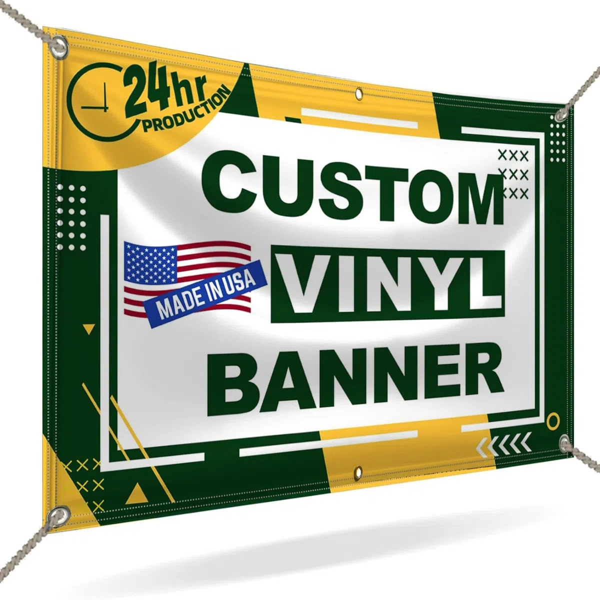 TFEN - Banner de vinilo personalizado de 2 x 6 pies - Interior o exterior, negocios, cumpleaños, eventos, bodas, pancartas y carteles. Personalizar a todo color (vinilo de 13 onzas)