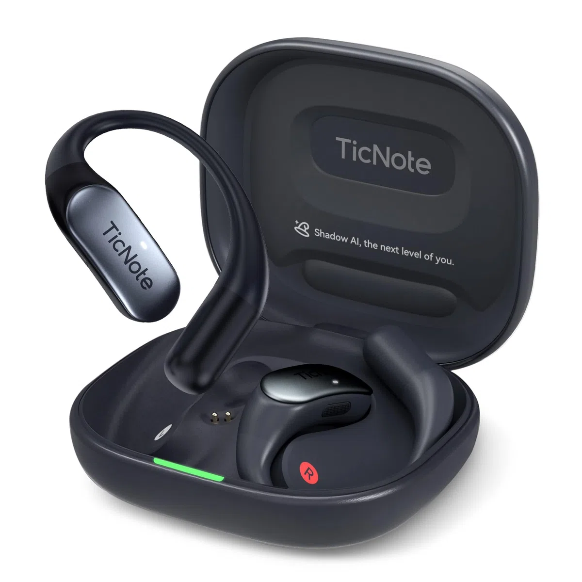 TicNote Pods Grabadora de Voz portátil, 4G Integrado, sin Necesidad de teléfono: Dispositivo de grabación Activado por Voz con transcripción automática y Notas de reuniones