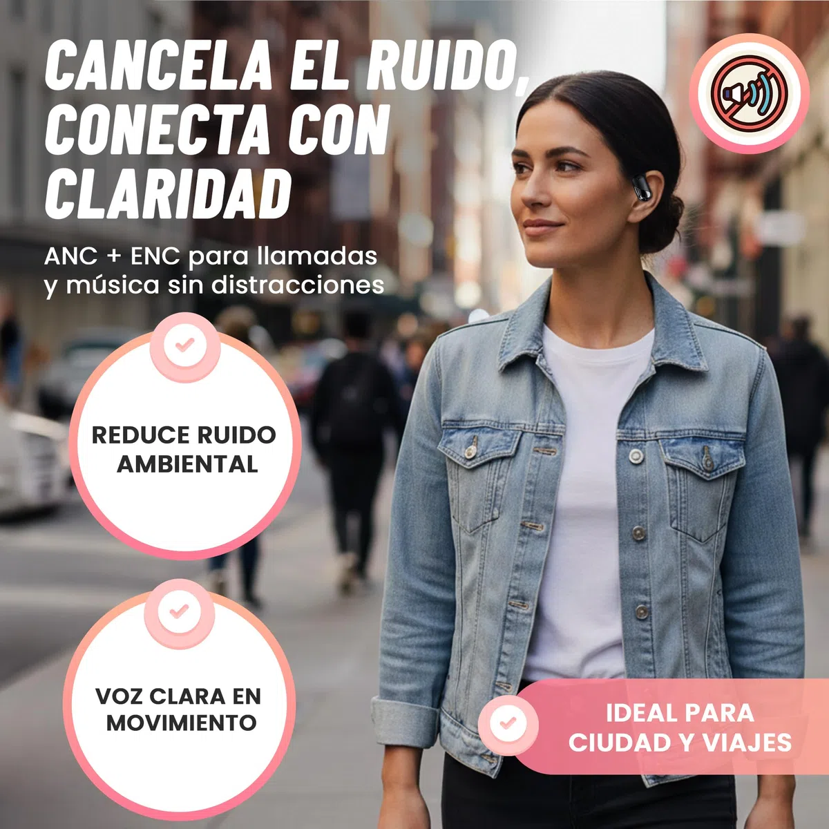 VIPA - Auriculares Traductor en Tiempo Real con IA - Traductor Instantáneo de Voz en 144 Idiomas - Dispositivo traductor de oído Abierto 3 en 1 con Estuche de Carga para Viajes/Negocios/Aprendizaje.