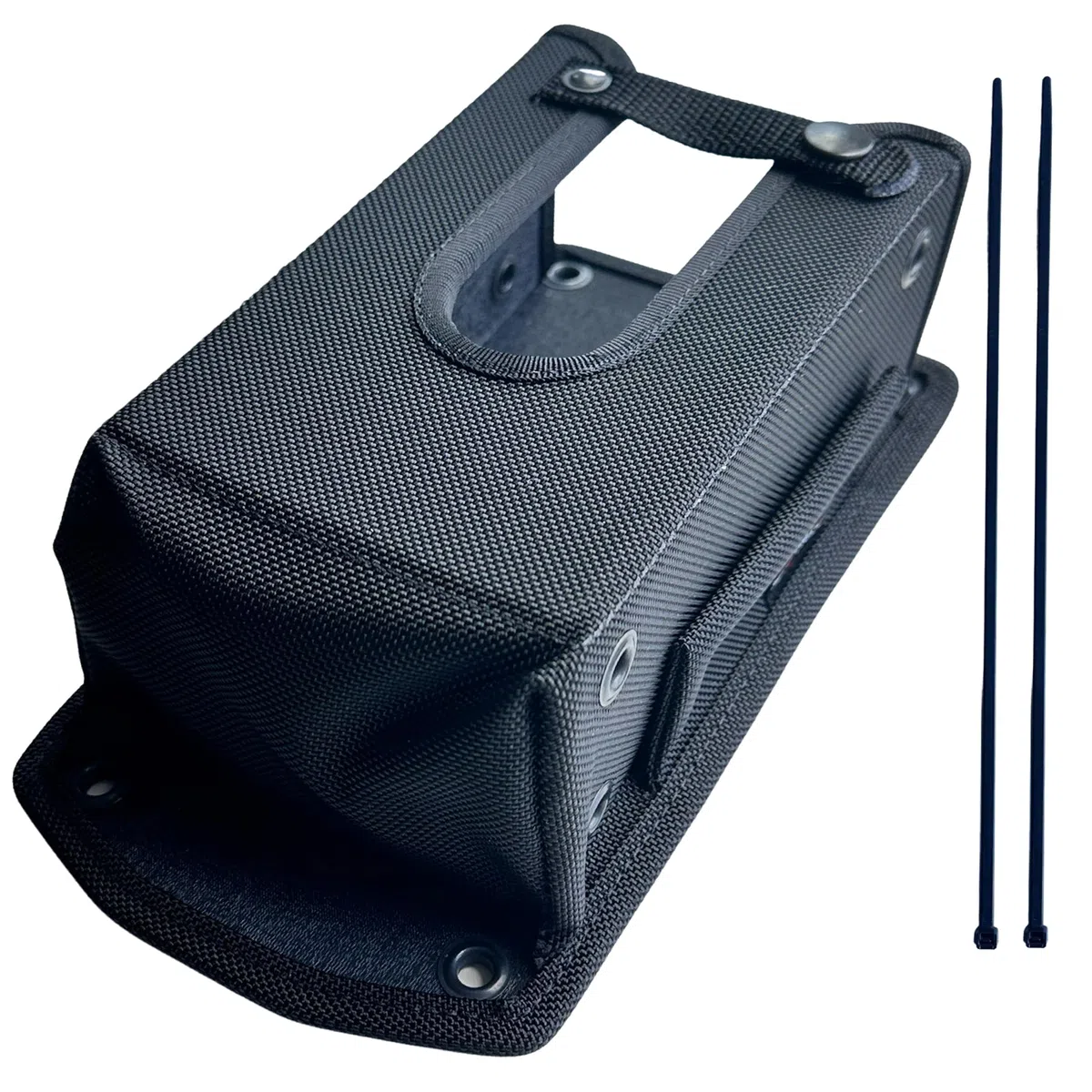 Funda resistente para escáner de código de barras de nailon balístico y bolsa de transporte para pistola Zebra MC9300, funda protectora resistente con cinturón y opciones de montaje