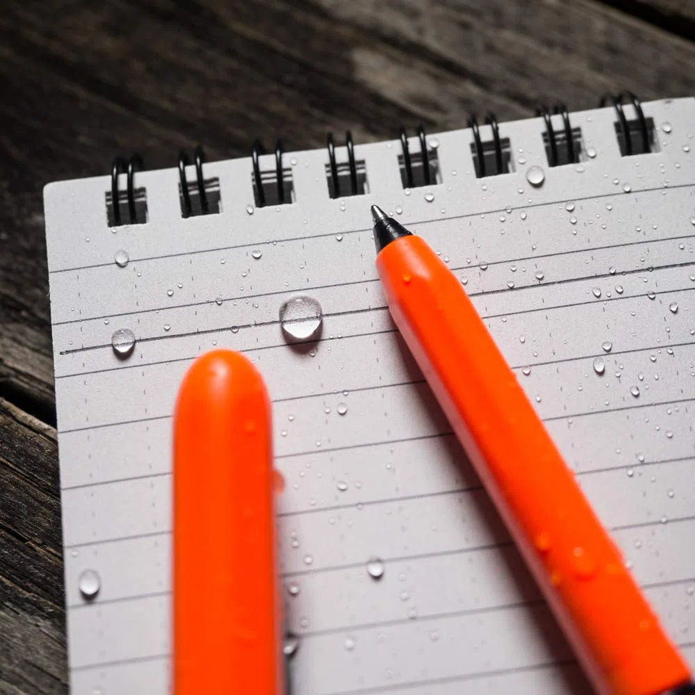 Rite in the Rain Orange Pocket Pen - Set of 2 (OR92) - EDC Waterproof Pen - Compact