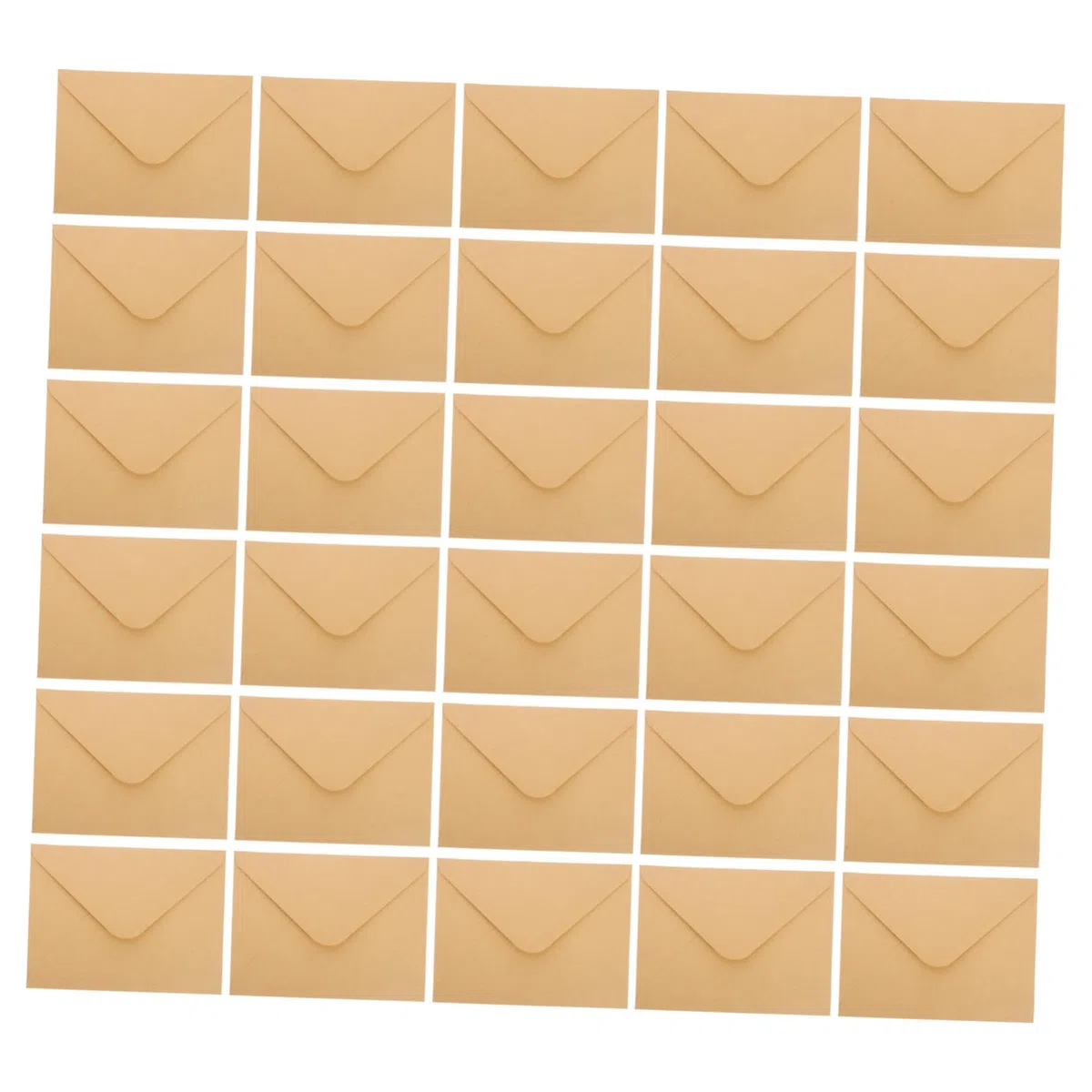 Sobres de Papel Kraft Marrón 100 Unidades Solapa en V | Cierre Seguro, Resistente al Desgarro, Diseño Clásico, para Oficina y Cumpleaños