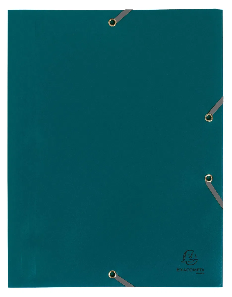 Exacompta 55900E - Pack de 60 carpetas con goma, multicolor