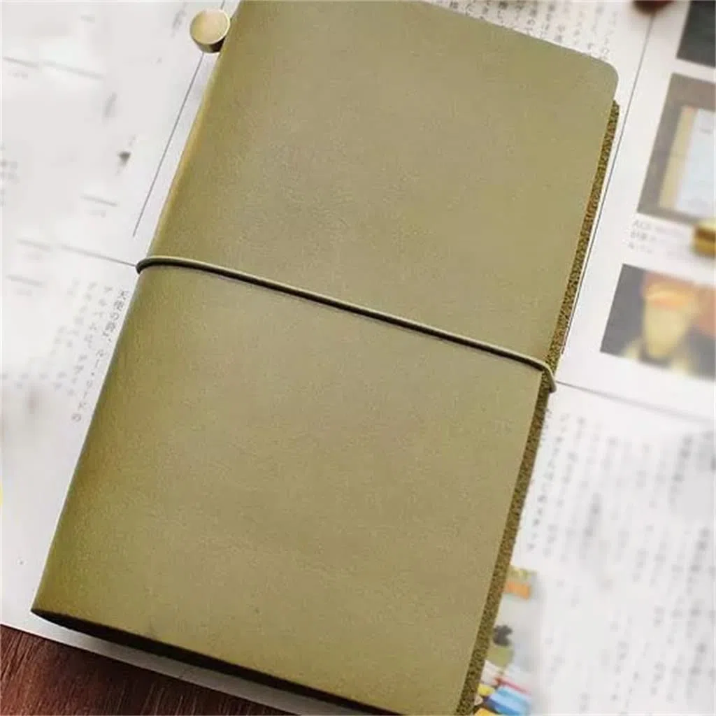 SePKUs Cuadernos Planificador Diario de Notas Diario Personal Vintage Papelería Suministros de Oficina (D 175x110cmm)