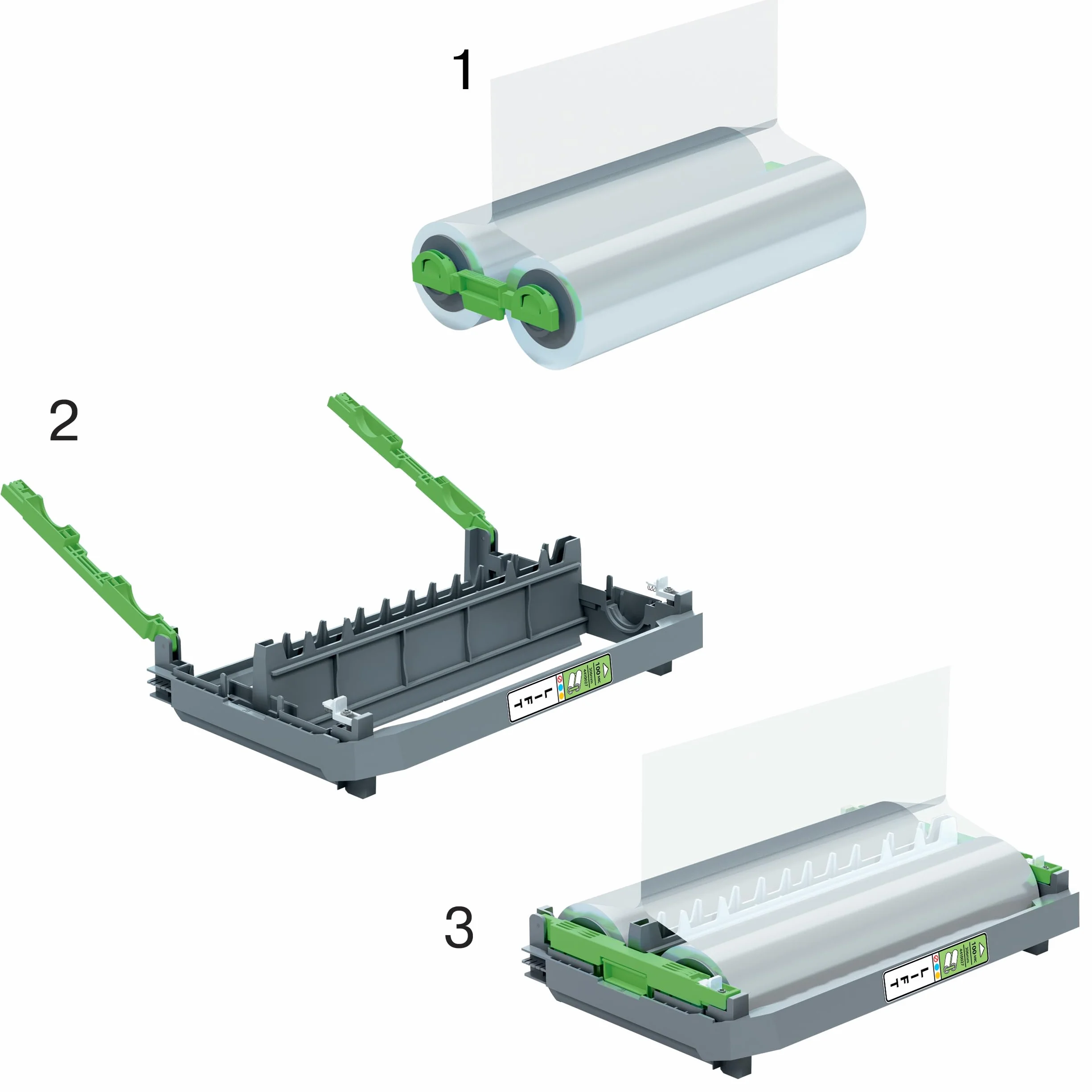 GBC Foton 30 Cartucho Casete de Film de Plastificación para Cartuchos Recargables de 100 Micras, plastifica hasta 190 Documentos A4 Carga Rápida, 4410027