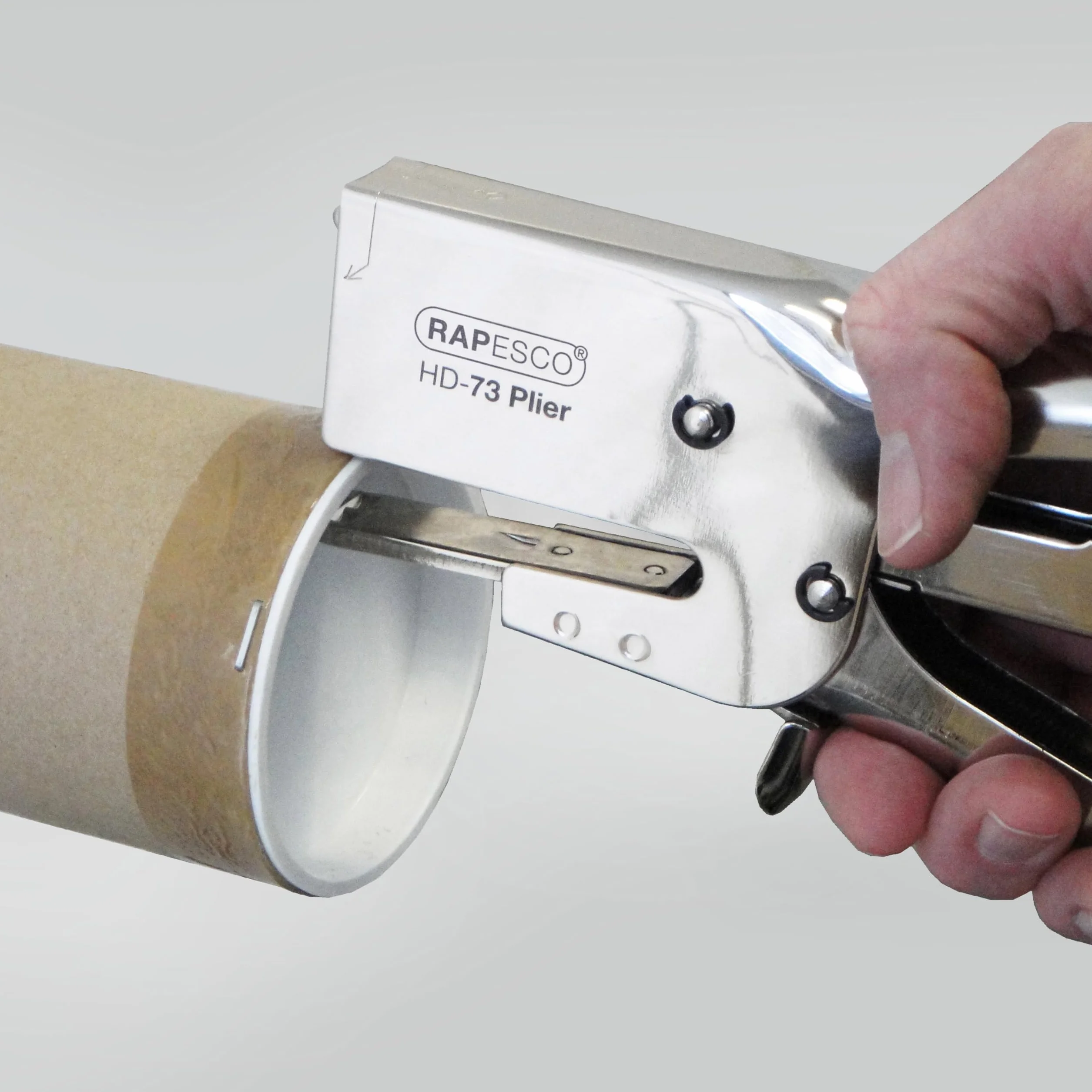 Rapesco 1169 Grapadora de Tenaza de Gruesos HD-73, Capacidad para 70 Hojas, Cromado