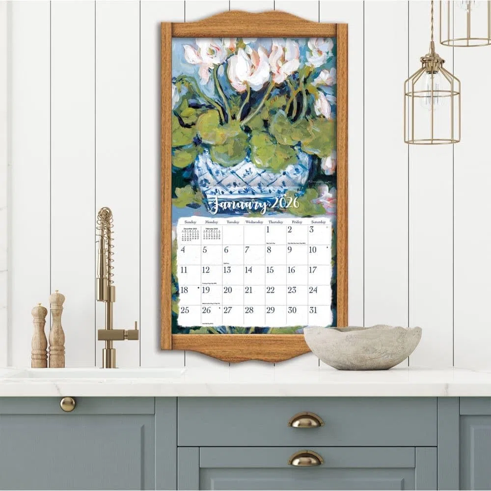 Lang, Gallery Florals - Calendario de pared 2026 de Susan Winget