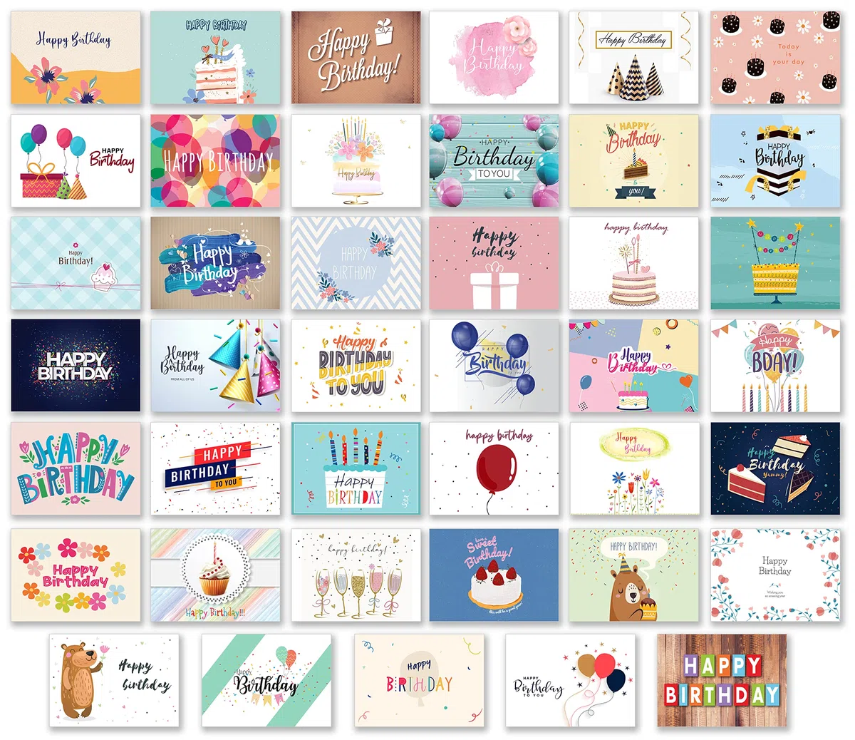 Tarjetas de agradecimiento de diseño único