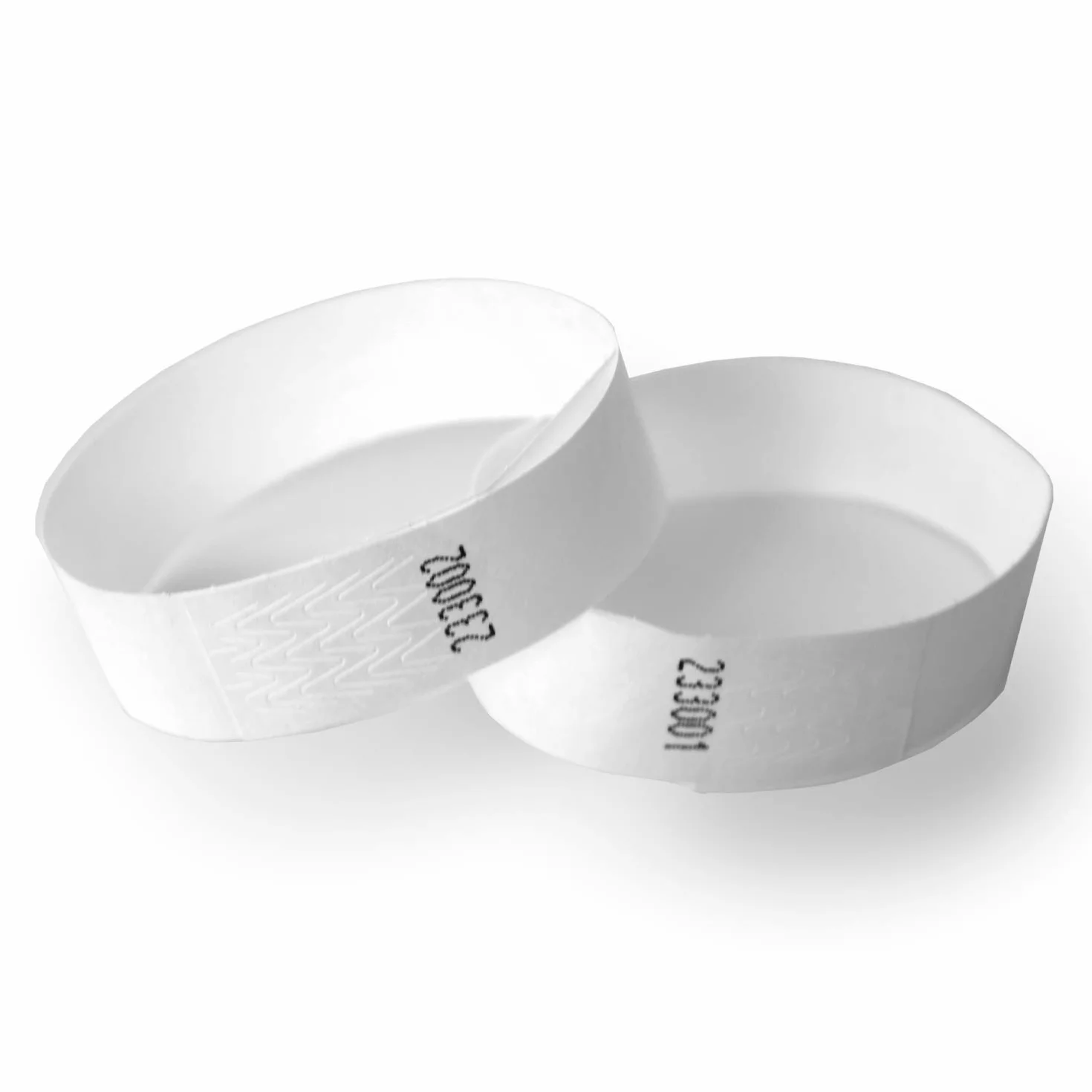 MP - Tyvek Pulseras 1000 unidades para Eventos, Color Blanco