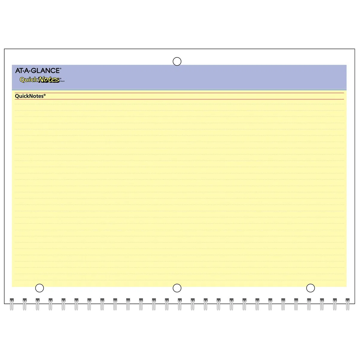 AT-A-GLANCE calendario de pared mensual escritorio/2017, QuickNotes, 11 x 8, de espiral doble (PM50 – 28)