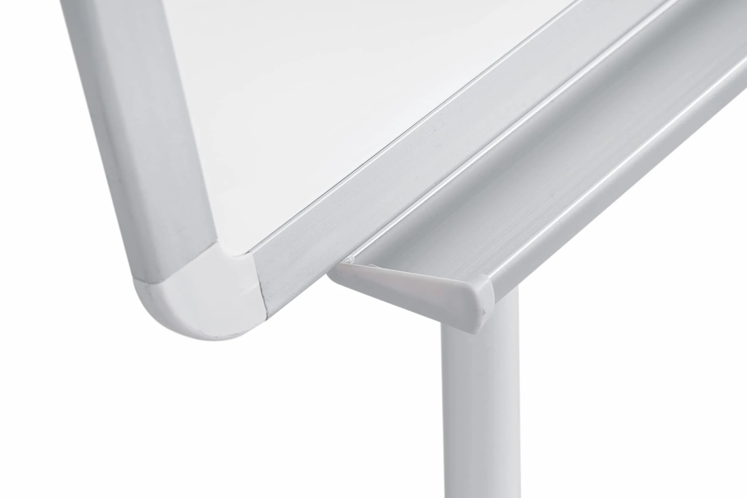 Bi-Office Easy Pizarra Magnética con caballete de trípode, marco gris, pizarra A1 60 x 85 cm, para rotafolios