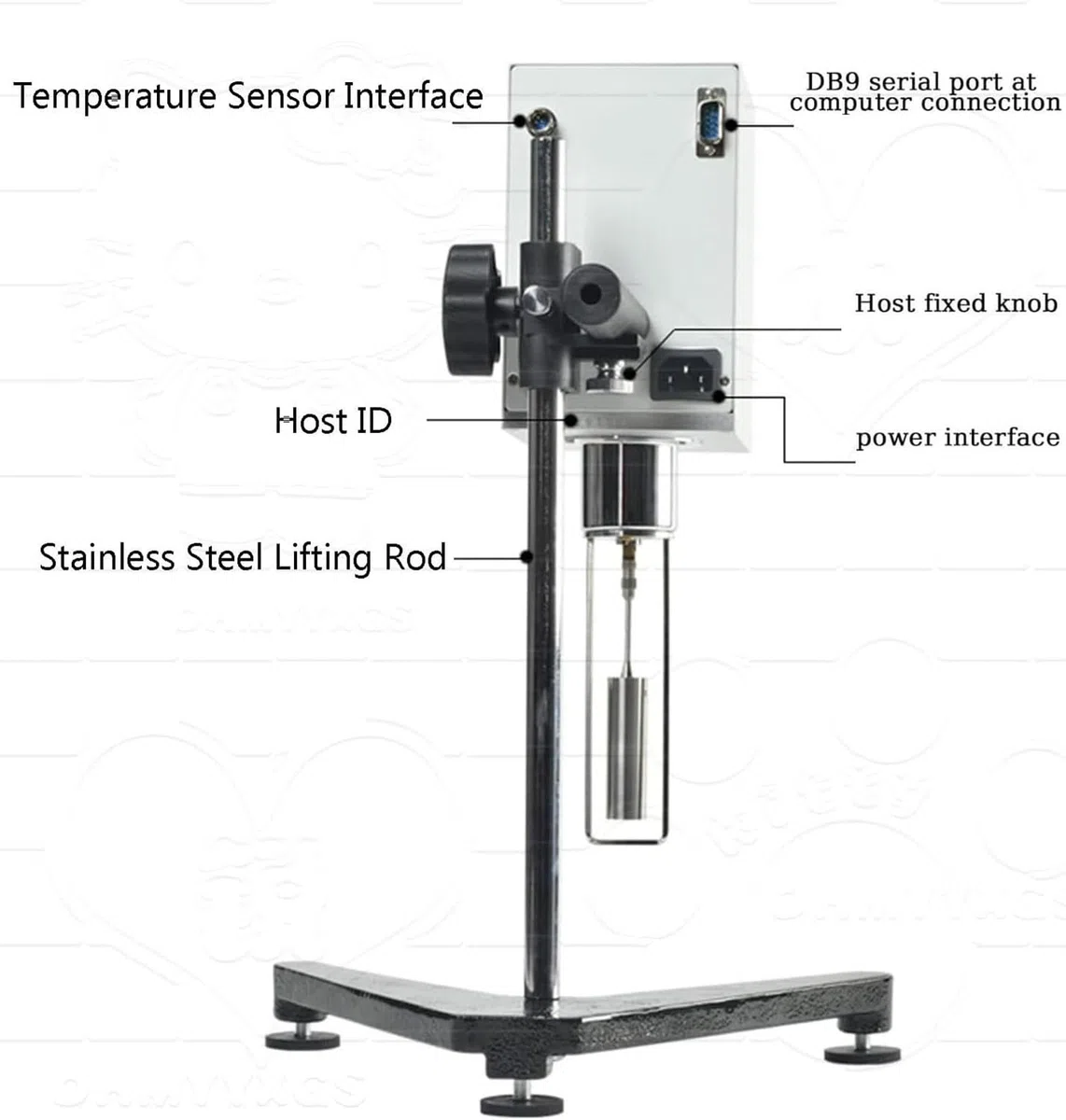Viscosímetro Digital (NDJ-5S/8S/9S) — Viscosímetro rotacional para Adhesivos, tintas y recubrimientos. Viscosímetro para Adhesivos termofusibles, tintas, Pinturas, recubrimientos NDJ-5S