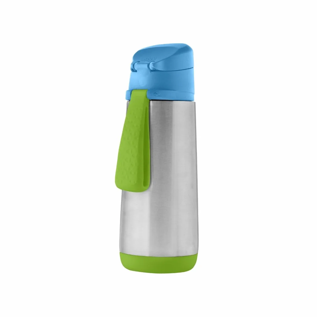 b.box Botella de Agua Termo con Boquilla Deportiva | Inclinar y Sorber | Botella de Agua de Acero Inoxidable que Mantiene las Bebidas Frías Hasta 15h y Calientes Hasta 8h | 500 ml