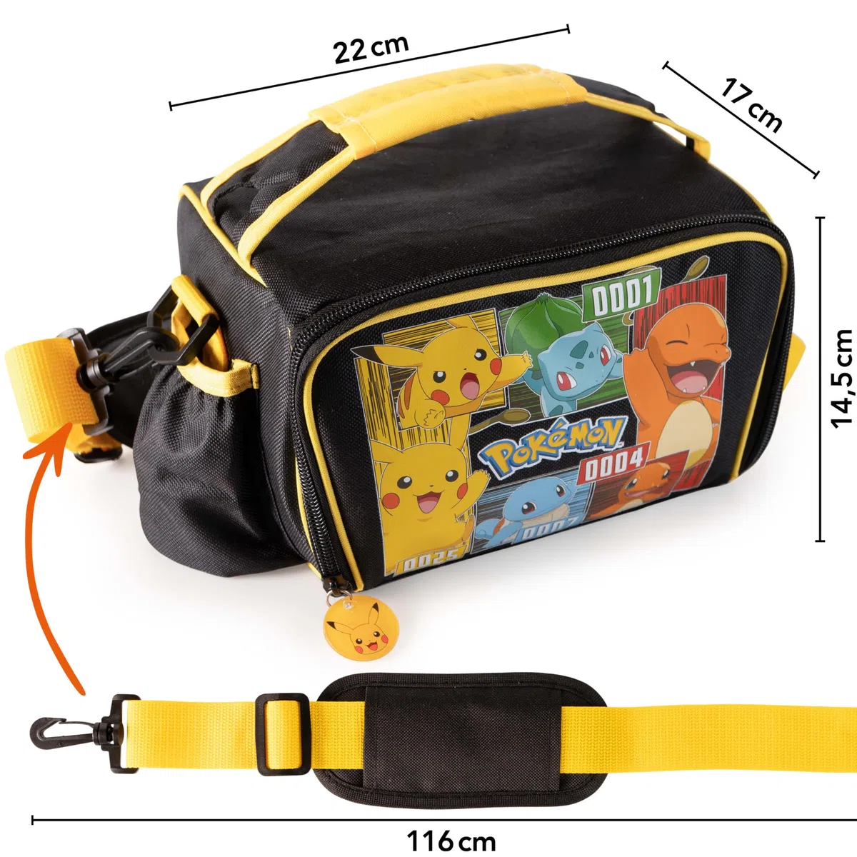 Pokémon - Bolsa isotérmica con fiambrera