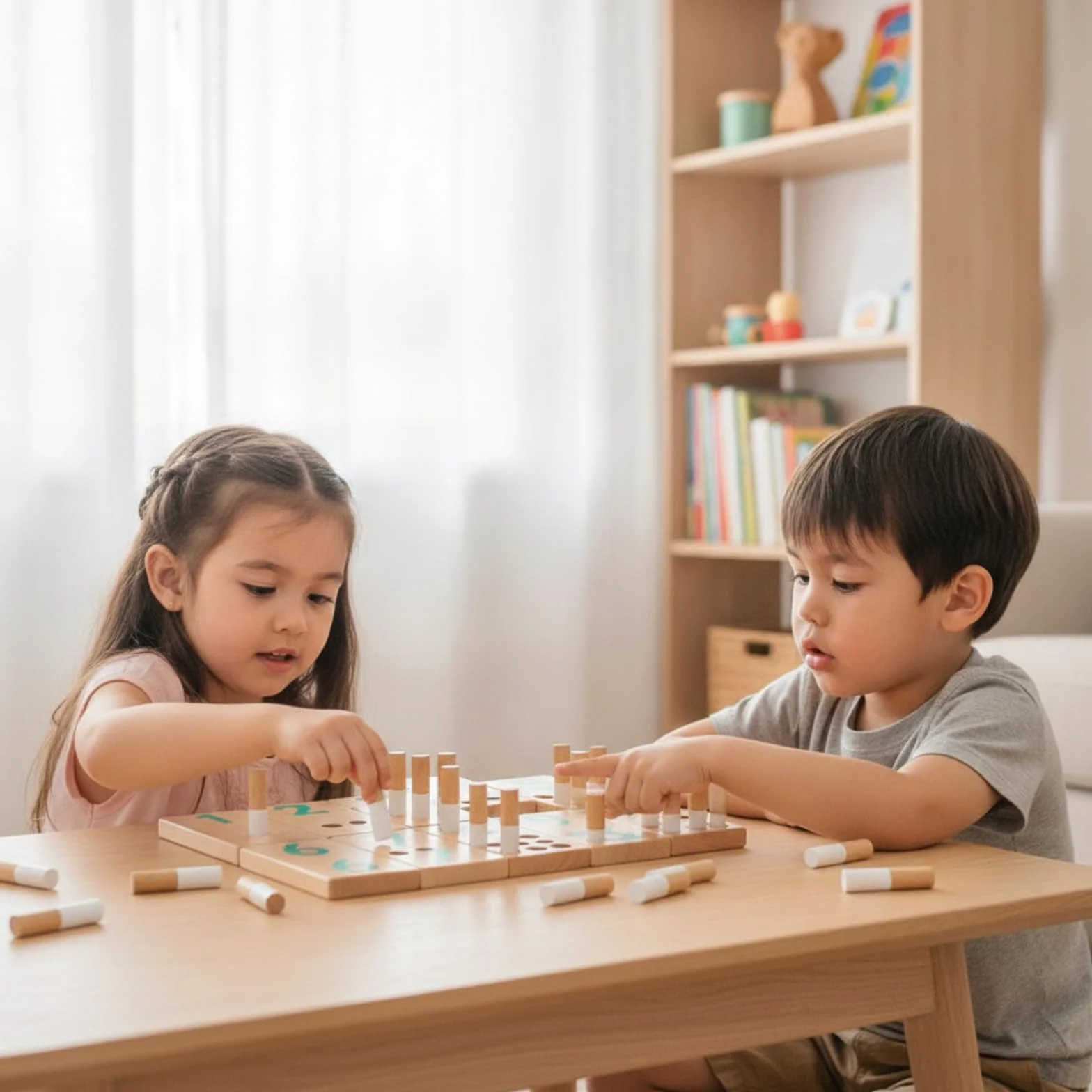 Juego Numerar Educativo Tablero con Clavijas Números Tablero Clavijas para Aula