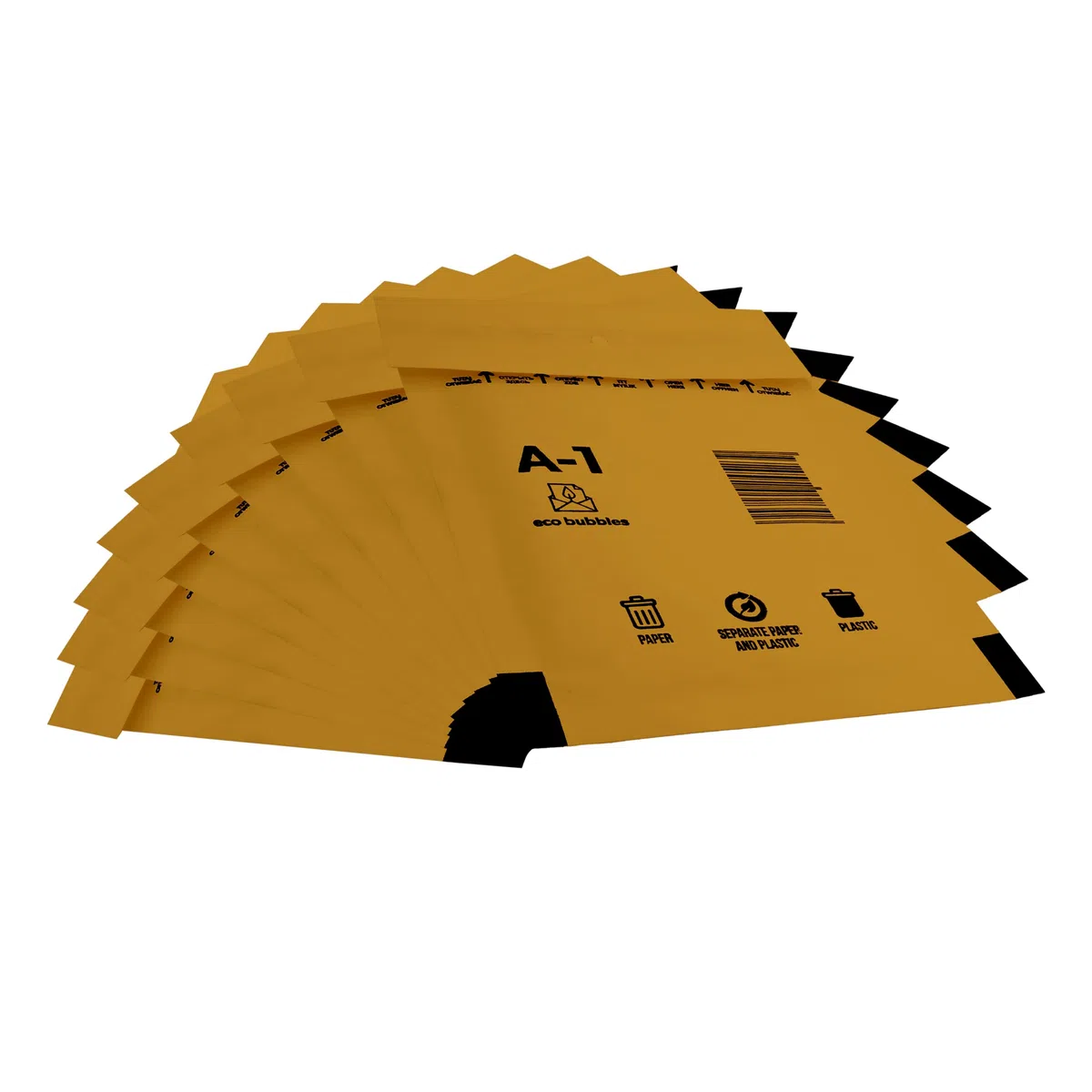 200 sobres acolchados con burbujas autoadhesivos, A1 (120 x 175 mm), cierre autoadhesivo, 200 unidades