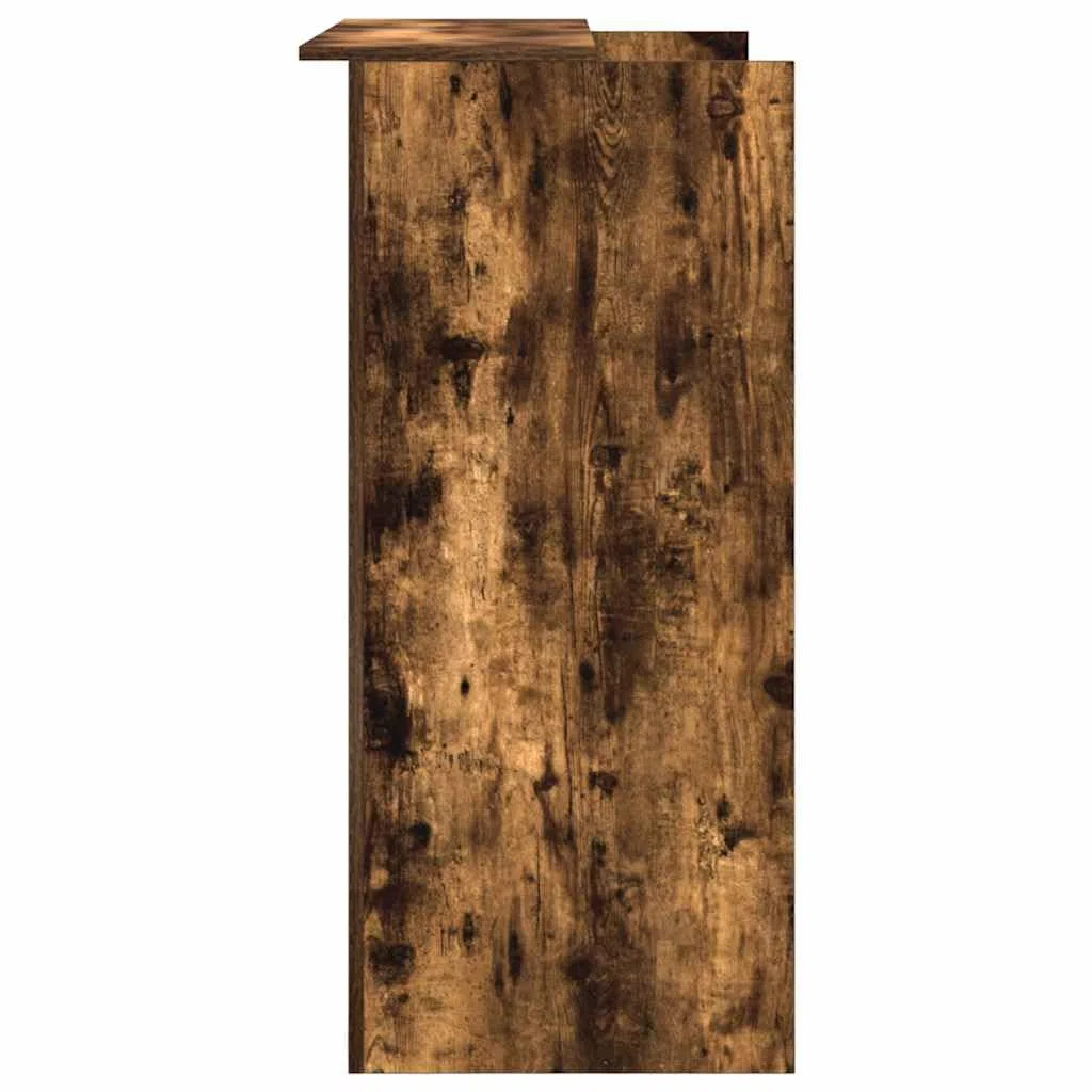Receptor de recepción de madera 100 x 50 x 103,5 cm con espacio de almacenamiento integrado para oficina o práctica