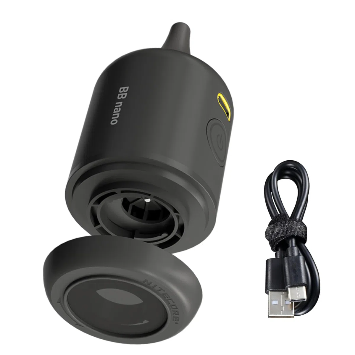 Nitecore BB Nano soplador de fotografía electrónica para la cámara y la Velocidad del Viento de la Lente de 80Km / h, Cepillo magnético de liberación rápida y Filtro de Alta Densidad.