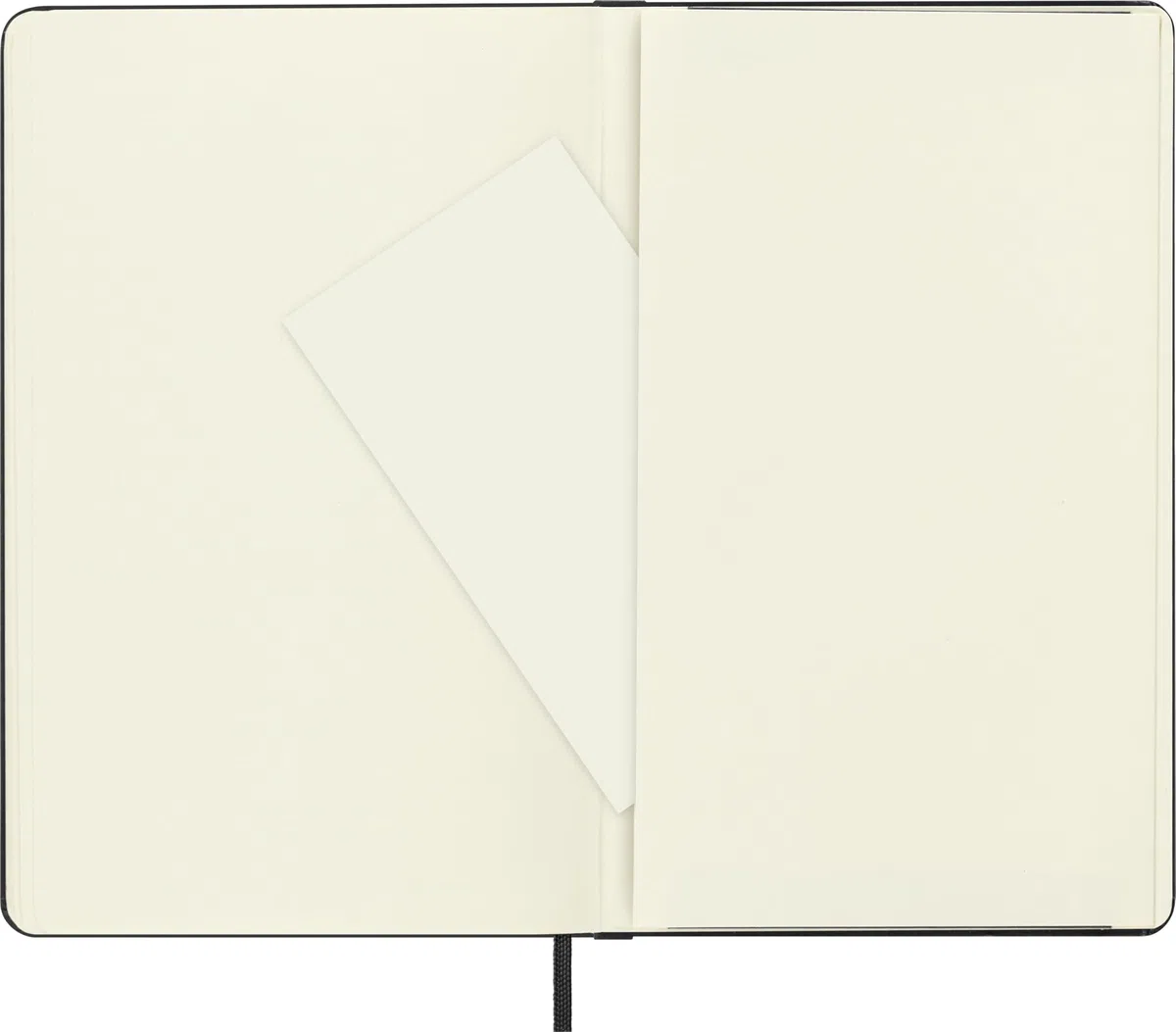 Moleskine - Art Collection Sketchbook, Cuaderno de Bocetos con Tapa Dura y Cierre Elástico, Papel Adecuado para Bolígrafos, Lápices y Pasteles, Color Negro, Grande 13 x 21 cm, 104 Páginas