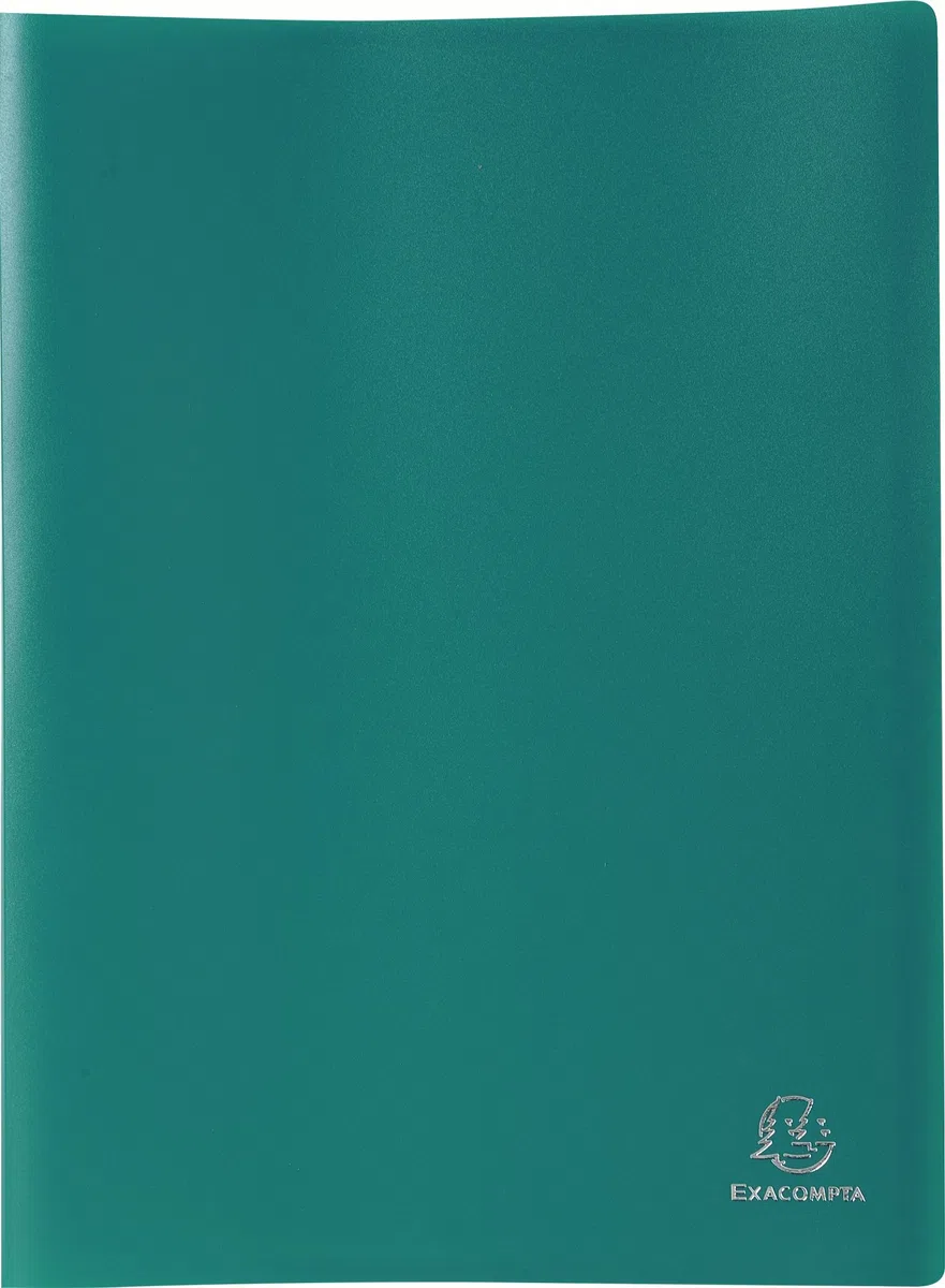 Exacompta 8510E - Lote de 25 carpetas de 10 fundas PVC, A4, multicolor