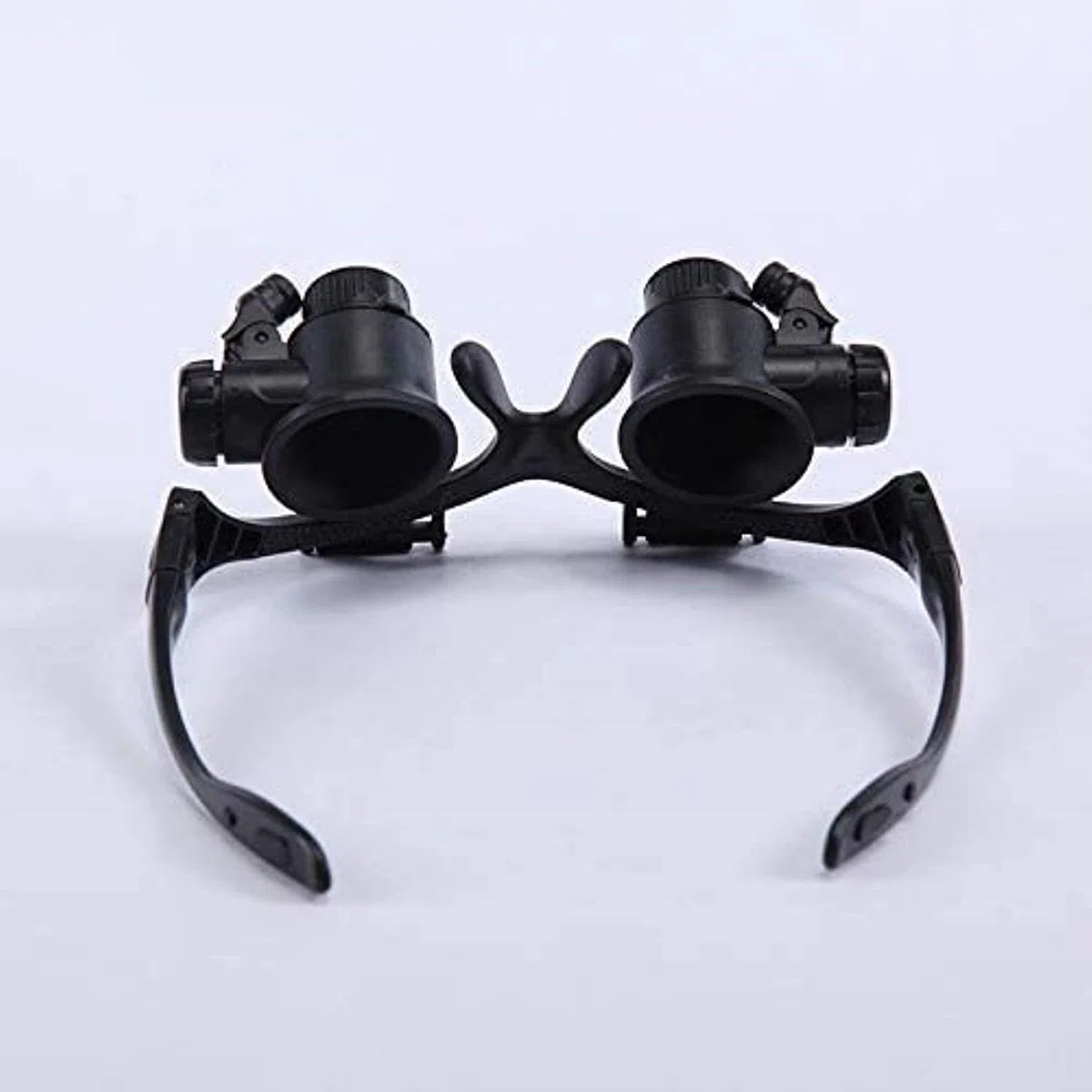 Lupa Led con Diadema Y Lentes Intercambiables De 10/15/20/25 Aumentos para Reparación De Relojes
