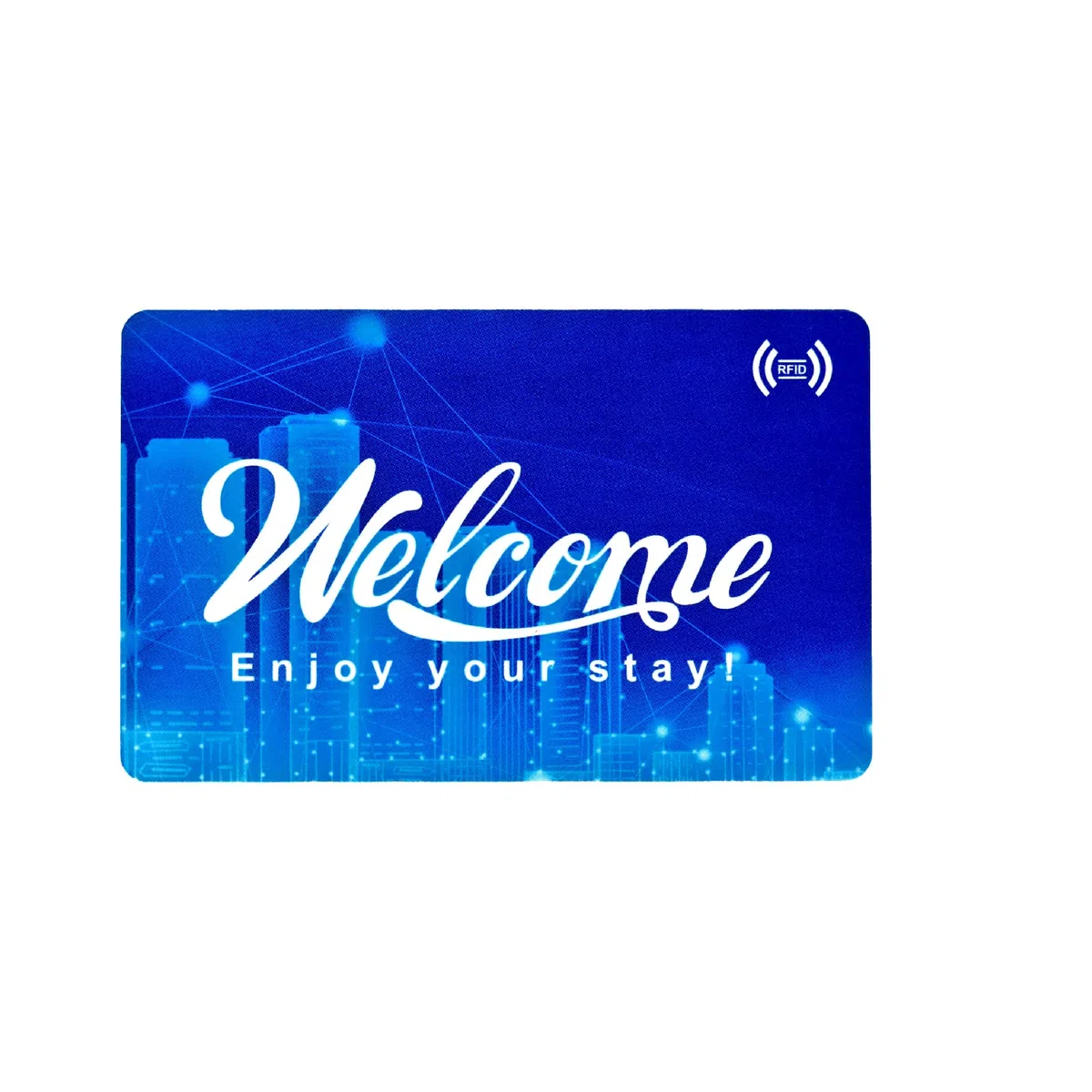 MIFARE Classic 1K Hotel Key Card, RFID Motel Key Card con sobres, manga Welcome Enjoy Your Stay (200 tarjetas, 50 fundas para regalo)
